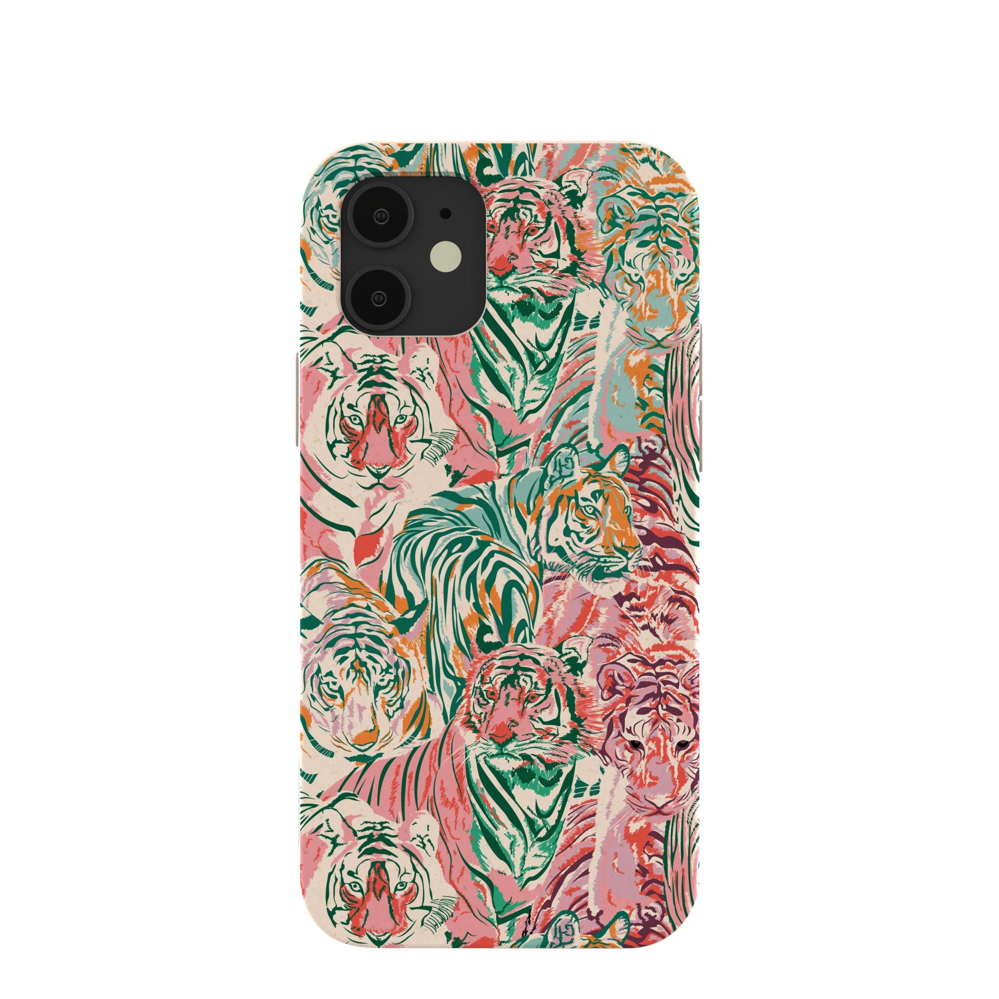 Seashell Hidden Tigers iPhone 12/ iPhone 12 Pro Case Refurbished - Pela Case refurbished available on Cerqular