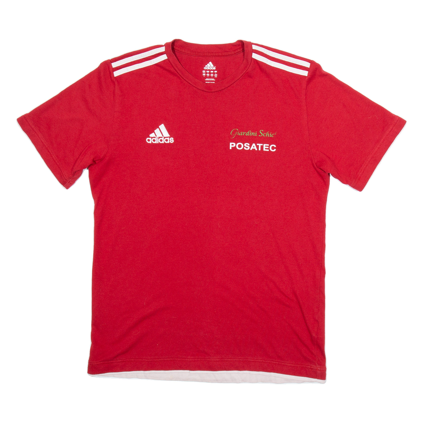 ADIDAS Giardini Schie Posatec Mens T-Shirt Red M Refurbished - N/A refurbished available on Cerqular