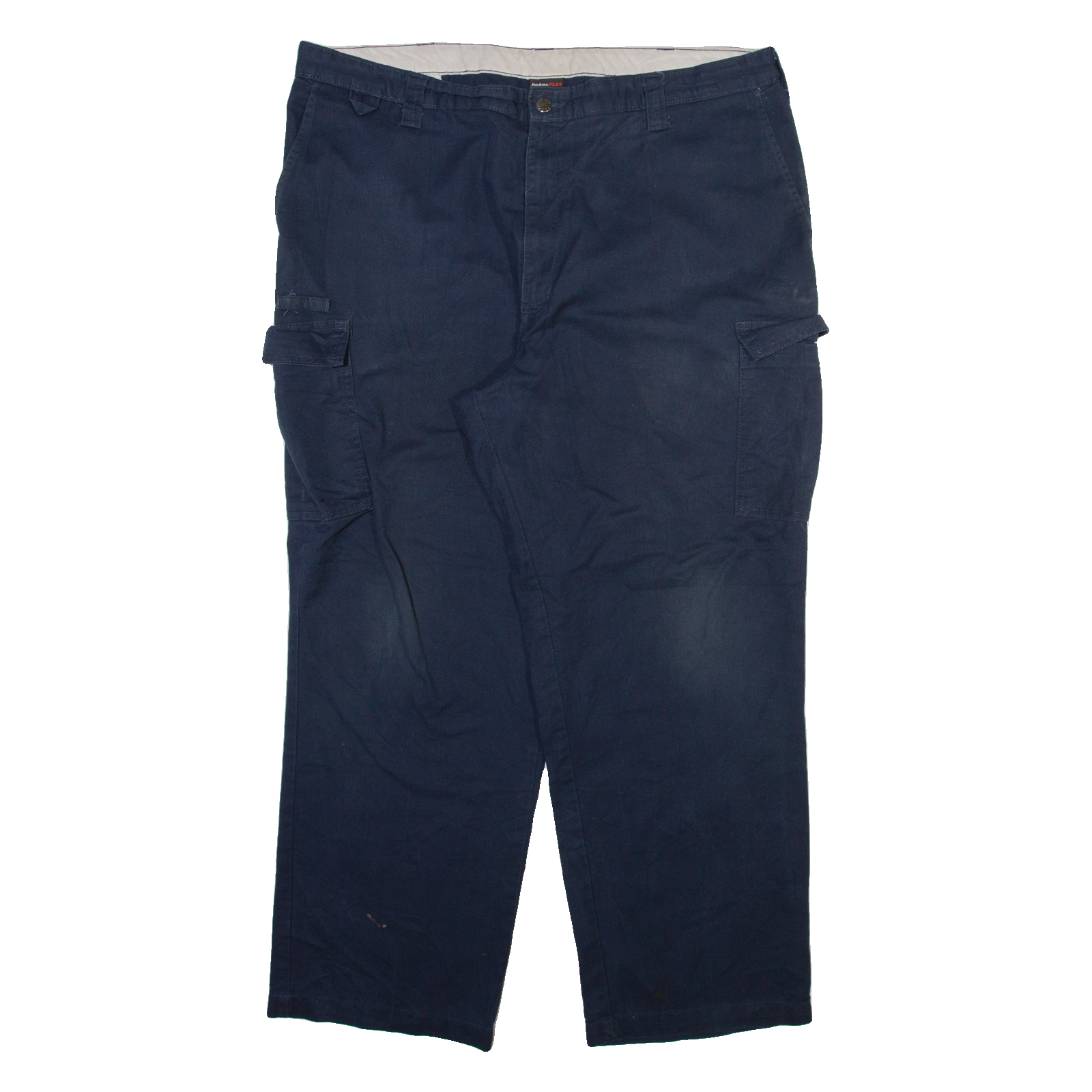 DICKIES Cargo Womens Trousers Blue Relaxed Straight W42 L30 Refurbished - N/A refurbished available on Cerqular