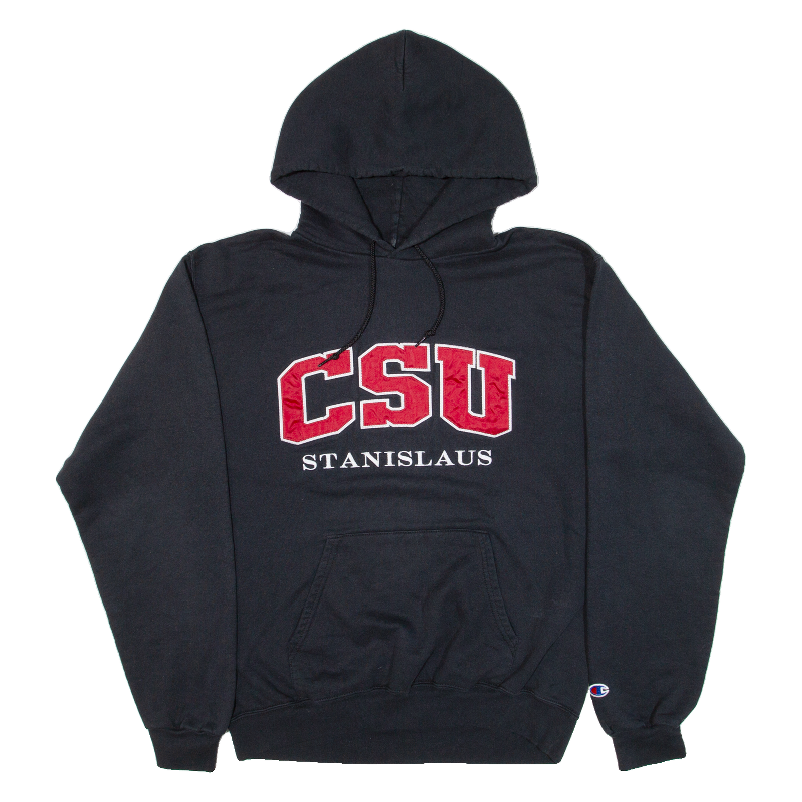 CHAMPION CSU Stanislaus Mens Black Hoodie USA M Refurbished - N/A refurbished available on Cerqular