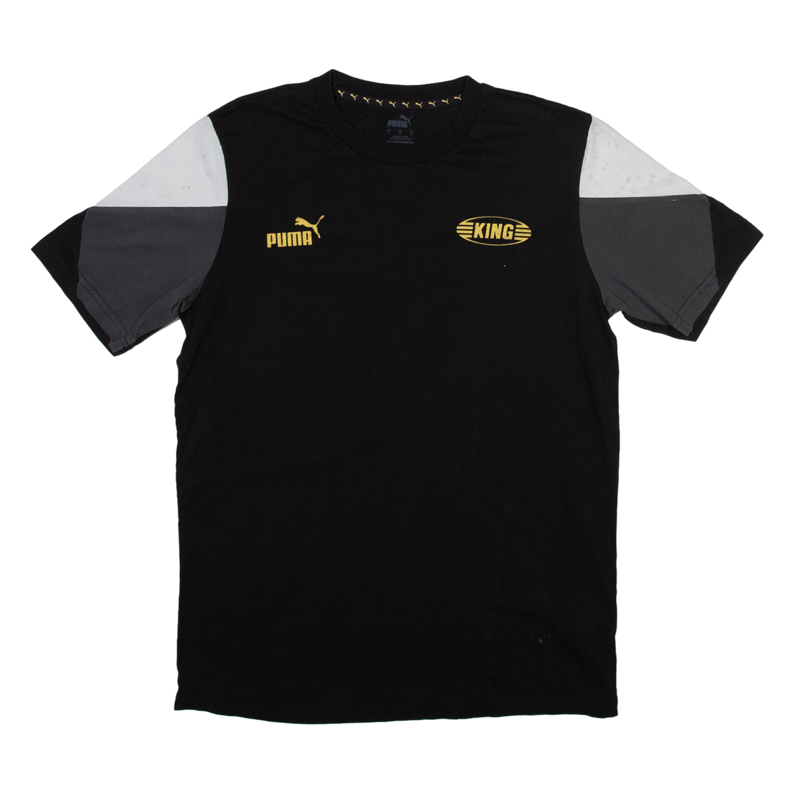 PUMA King Mens T-Shirt Black S Refurbished - N/A refurbished available on Cerqular