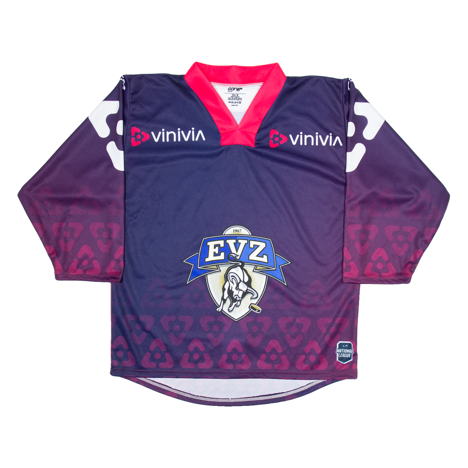 CONTE Evz Hockey Mens Jersey Purple Long Sleeve V-Neck M Refurbished - N/A refurbished available on Cerqular