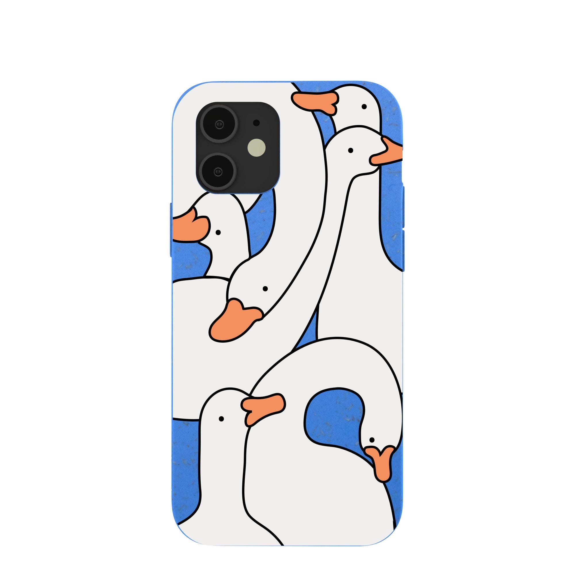 Electric Blue Silly Goose iPhone 12/ iPhone 12 Pro Case Refurbished - Pela Case refurbished available on Cerqular
