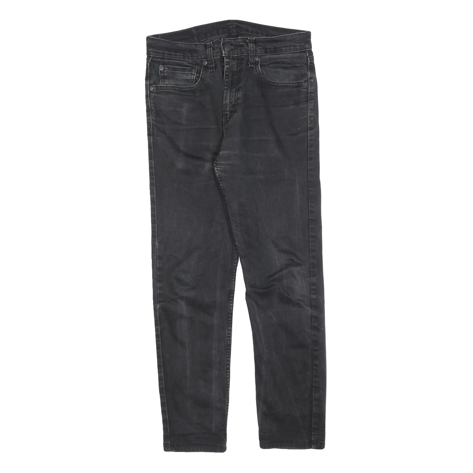 LEVI'S 512 Tapered Mens Jeans Black Slim Tapered Denim Medium W31 L27 Stylish Refurbished - N/A refurbished available on Cerqular