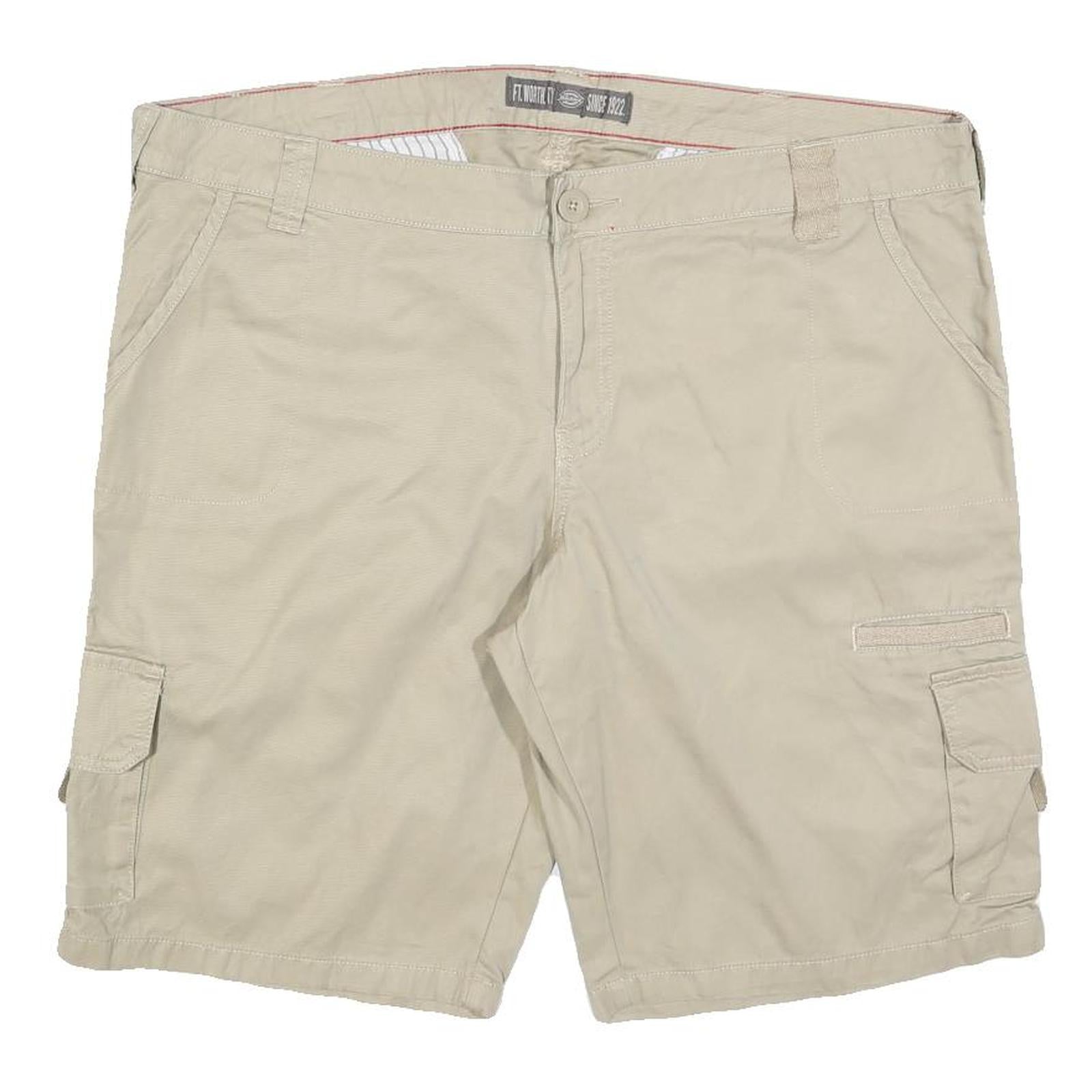 DICKIES Mens Shorts Beige XL W40 Cargo Cotton Blend Casual Workwear Refurbished - N/A refurbished available on Cerqular