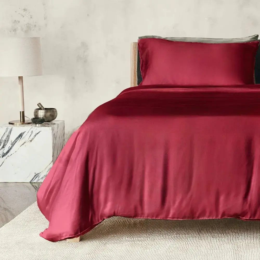 Luxe Bamboo Duvet Cover | Size: Full/Queen | Color: Prosperity Refurbished - Ettitude refurbished available on Cerqular