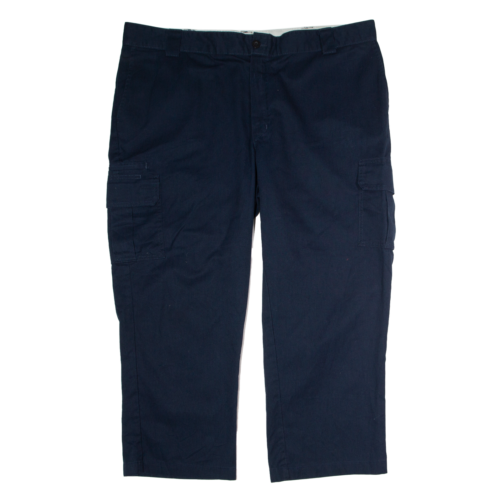 DICKIES Workwear Cargo Mens Trousers Blue Regular Straight W44 L26 Refurbished - N/A refurbished available on Cerqular