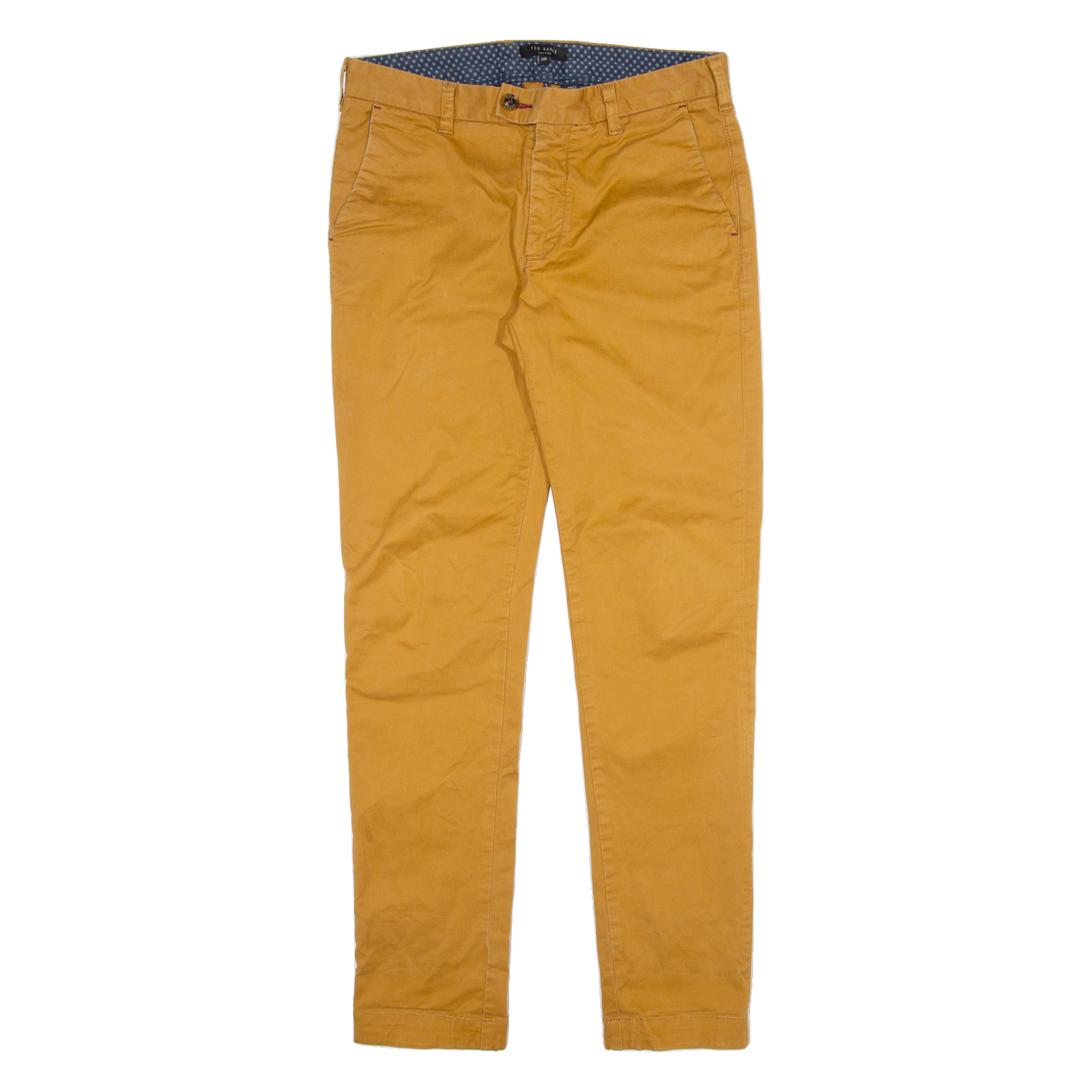 TED BAKER Mens Trousers Beige Slim Straight W30 L31 Refurbished - N/A refurbished available on Cerqular