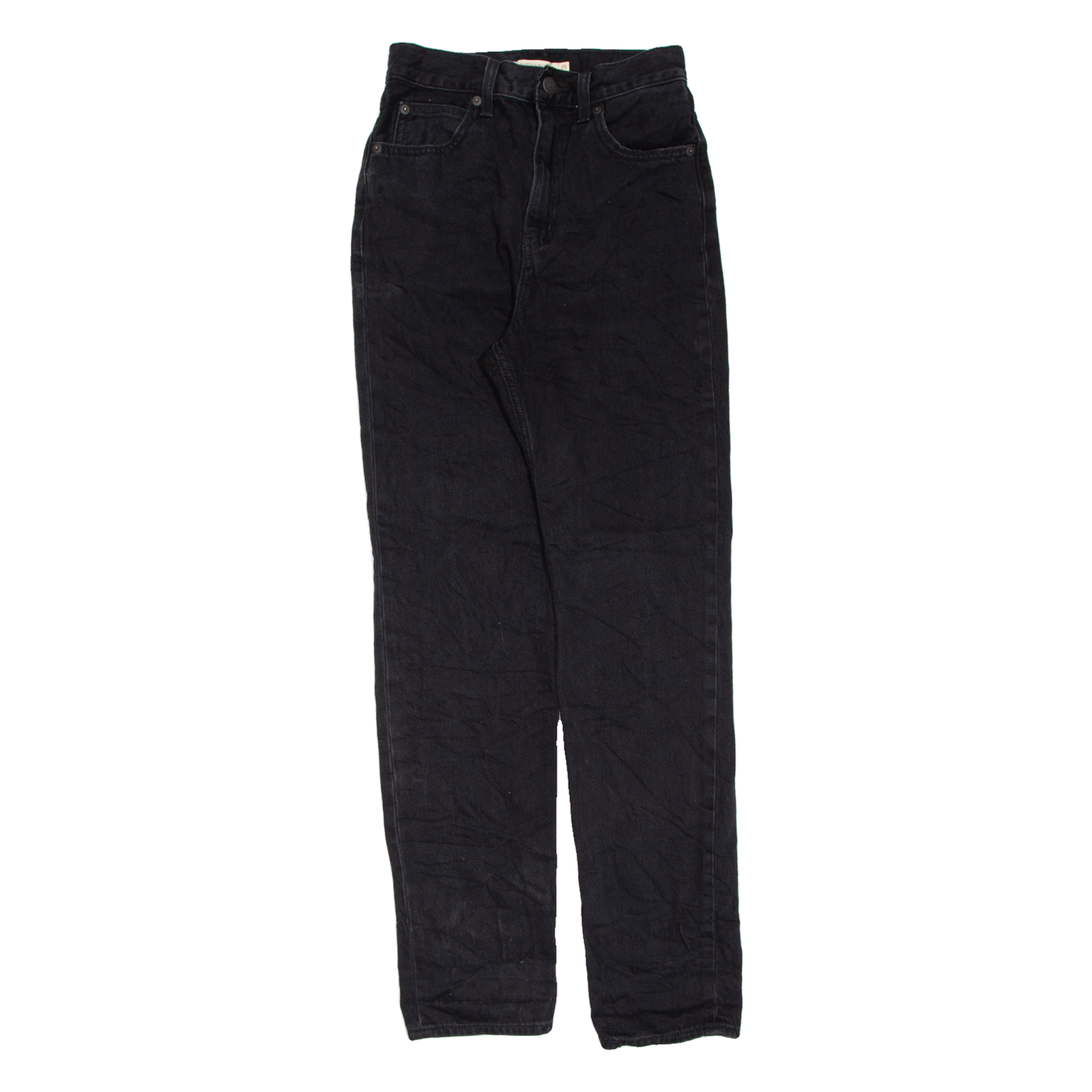 LEVI'S 70's High Waist Womens Jeans Black Slim Straight W25 L30 Refurbished - N/A refurbished available on Cerqular