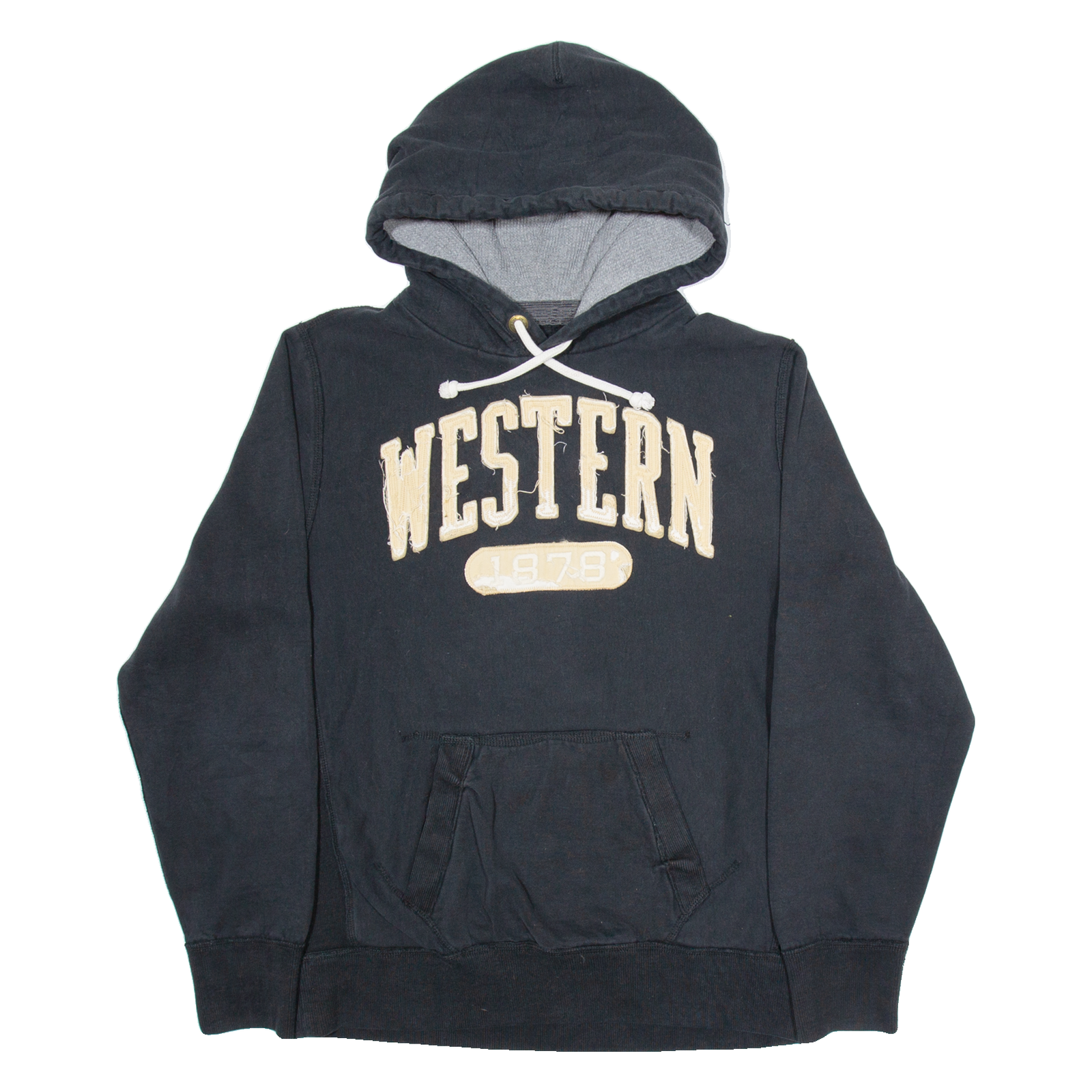 Buy CAMPUS CREW Western Mens Black Hoodie USA L Refurbished - $23.39 CAMPUS CREW Western Mens Black Hoodie USA L Refurbished - N/A refurbished available on Cerqular
