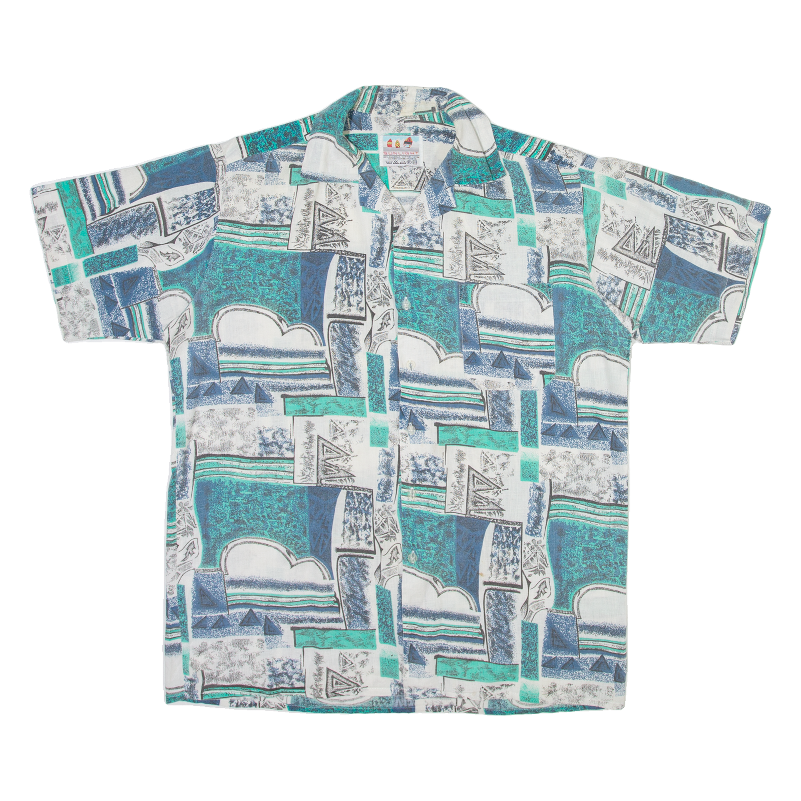 Buy SUNLIGHT Mens Shirt White Geometric M Refurbished - $18.19 SUNLIGHT Mens Shirt White Geometric M Refurbished - N/A refurbished available on Cerqular