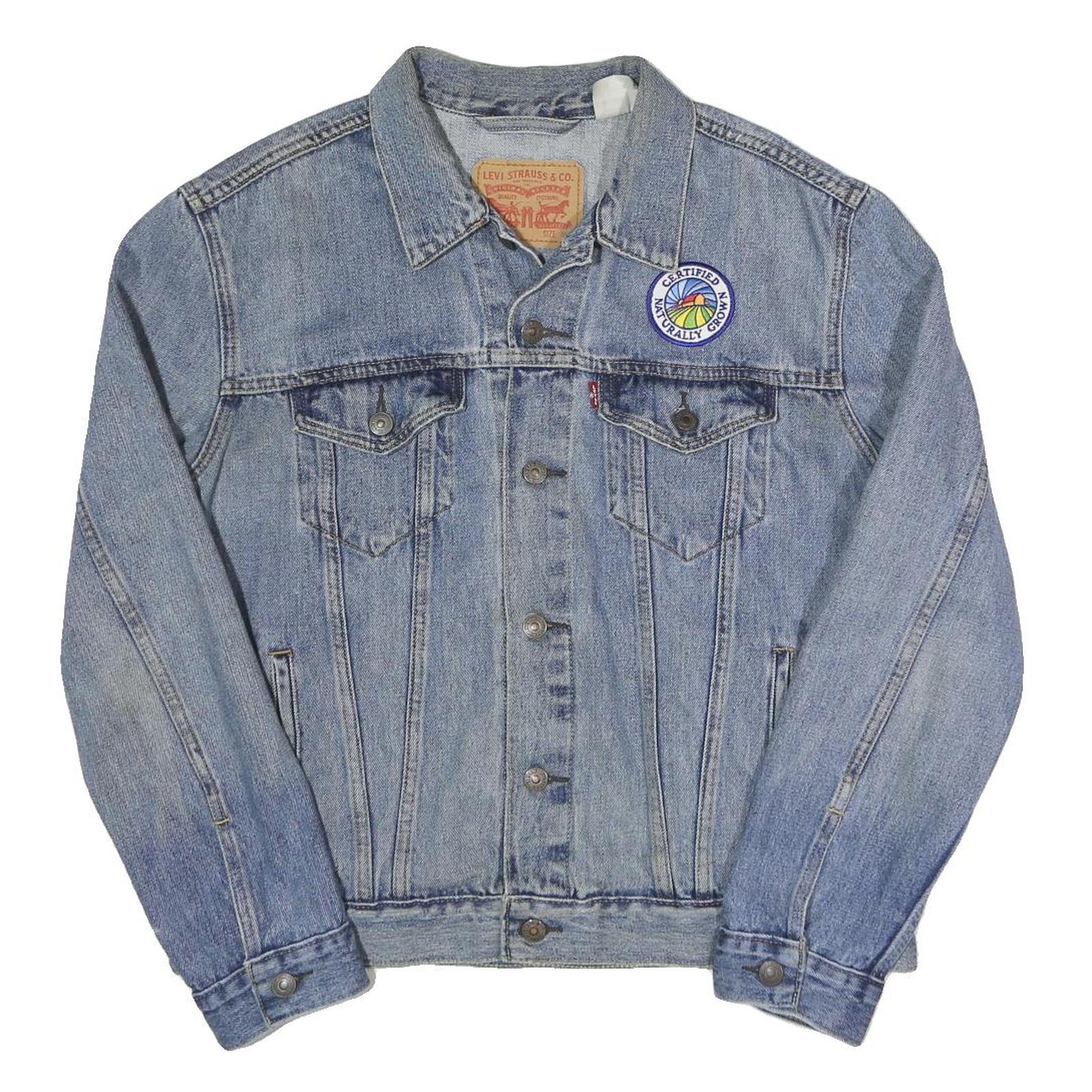 Buy LEVI'S Mens Blue Denim Cotton Classic Jacket M Button Closure Patch Refurbished - $68.89 LEVI'S Mens Blue Denim Cotton Classic Jacket M Button Closure Patch Refurbished - N/A refurbished available on Cerqular