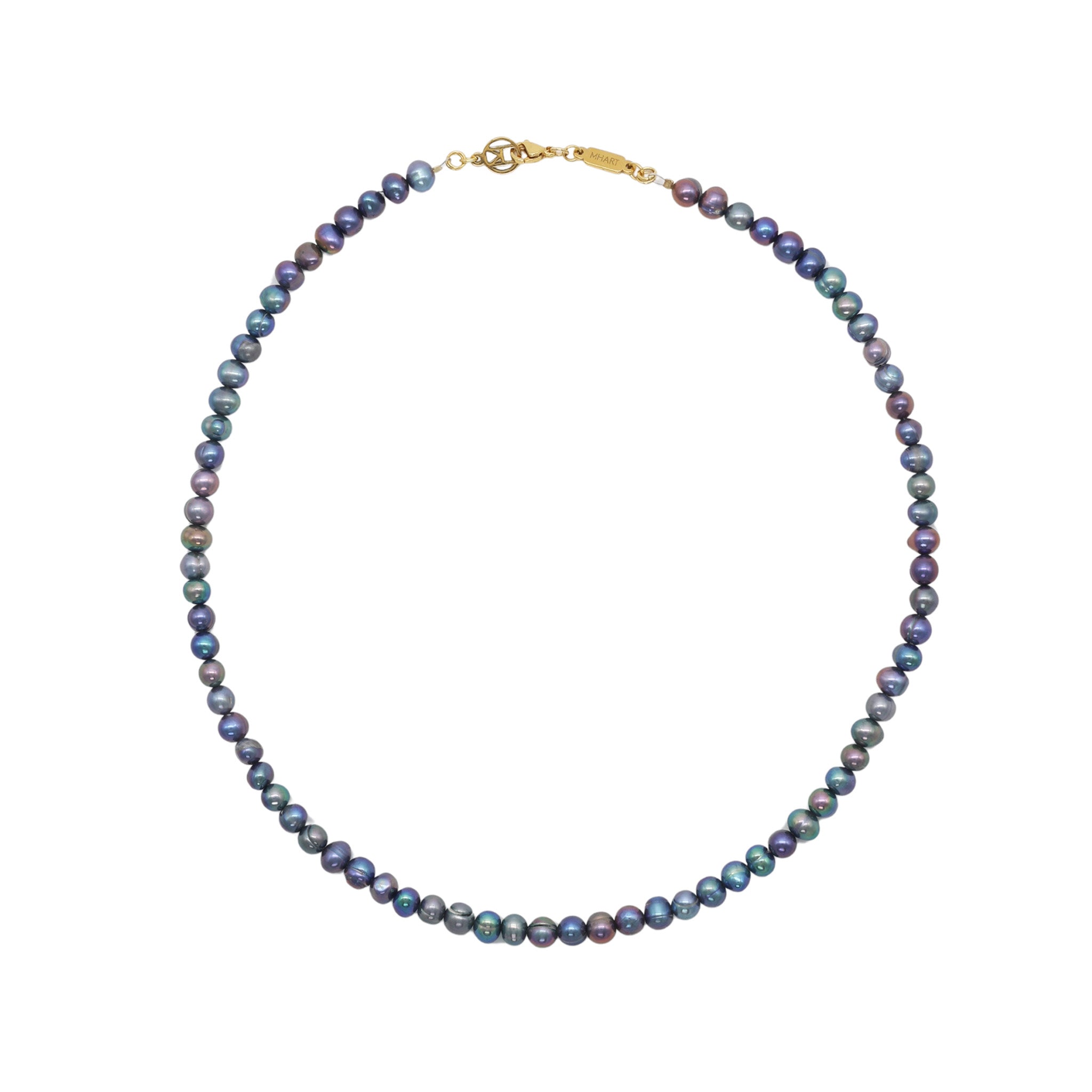 Black Freshwater Pearl Necklace | Length: 18” Refurbished - N/A (Note: There is no well-known brand with this name refurbished available on Cerqular