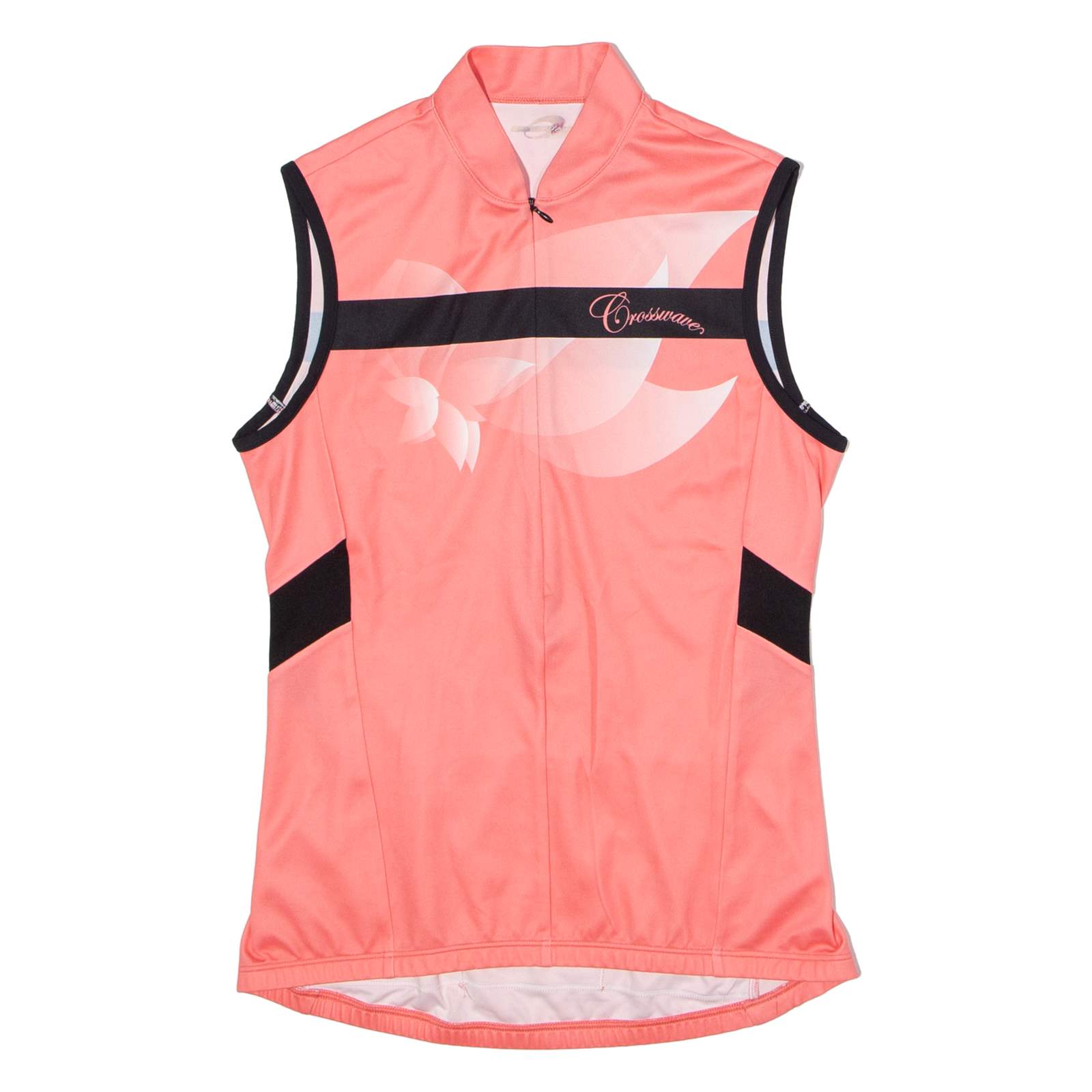 CROSSWAVE Cycling Womens Jersey Pink Sleeveless 1/2 Zip M Refurbished - N/A refurbished available on Cerqular