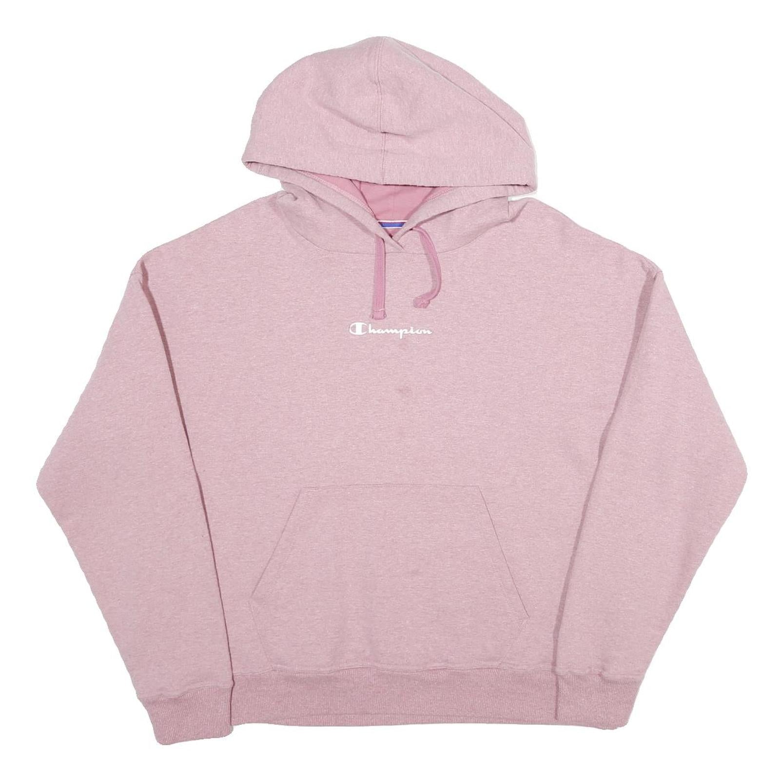 CHAMPION Womens Pink Pullover Hoodie M Cotton Blend Casual Sweatshirt Refurbished - N/A refurbished available on Cerqular