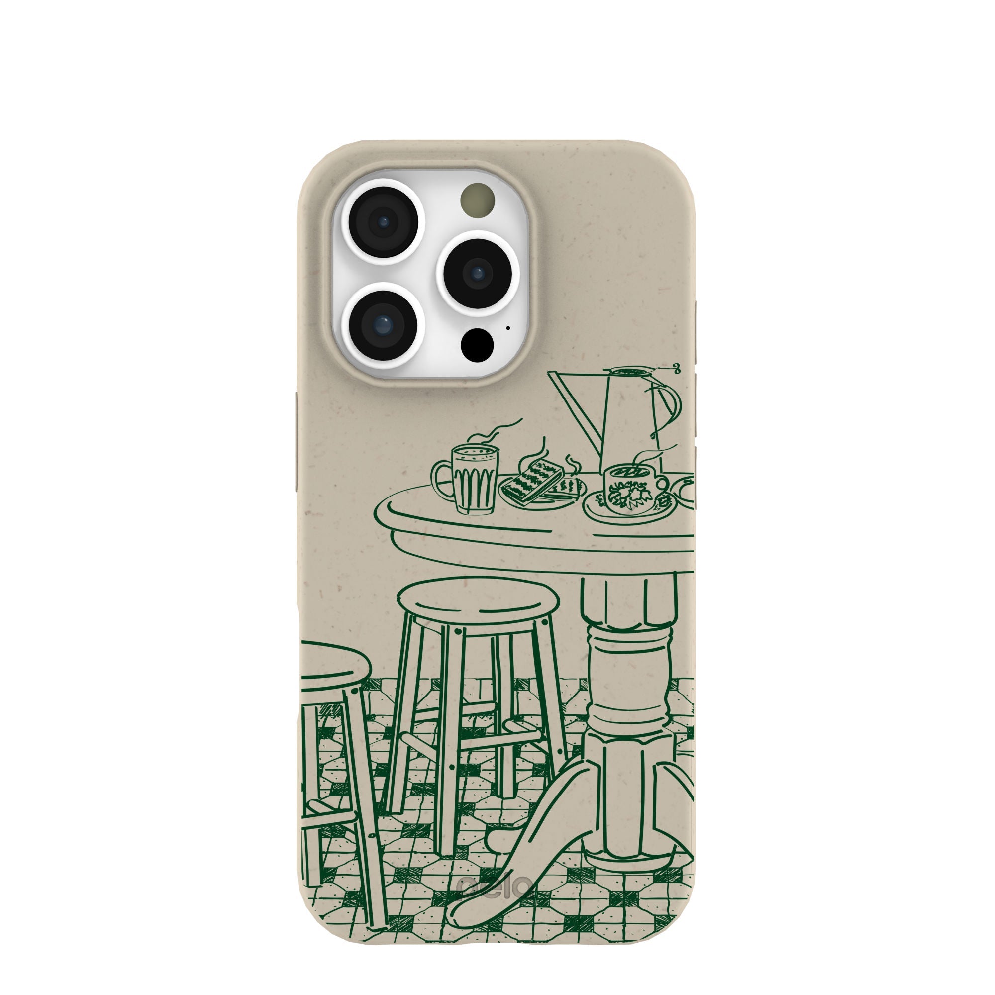 London Fog Brunch iPhone 16 Pro Case Refurbished - Pela Case refurbished available on Cerqular