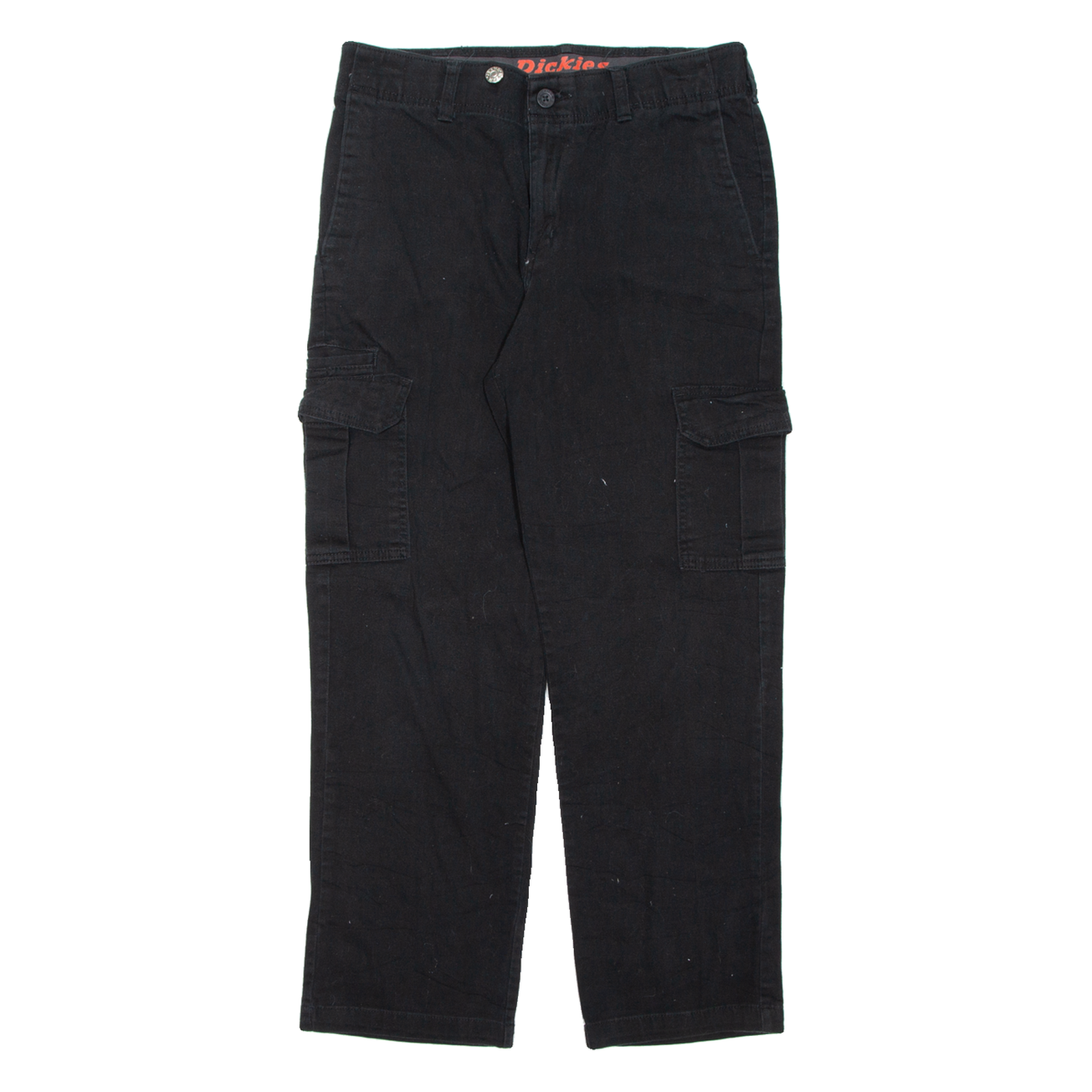 DICKIES Cargo Mens Trousers Black Regular Straight W30 L30 Refurbished - N/A refurbished available on Cerqular