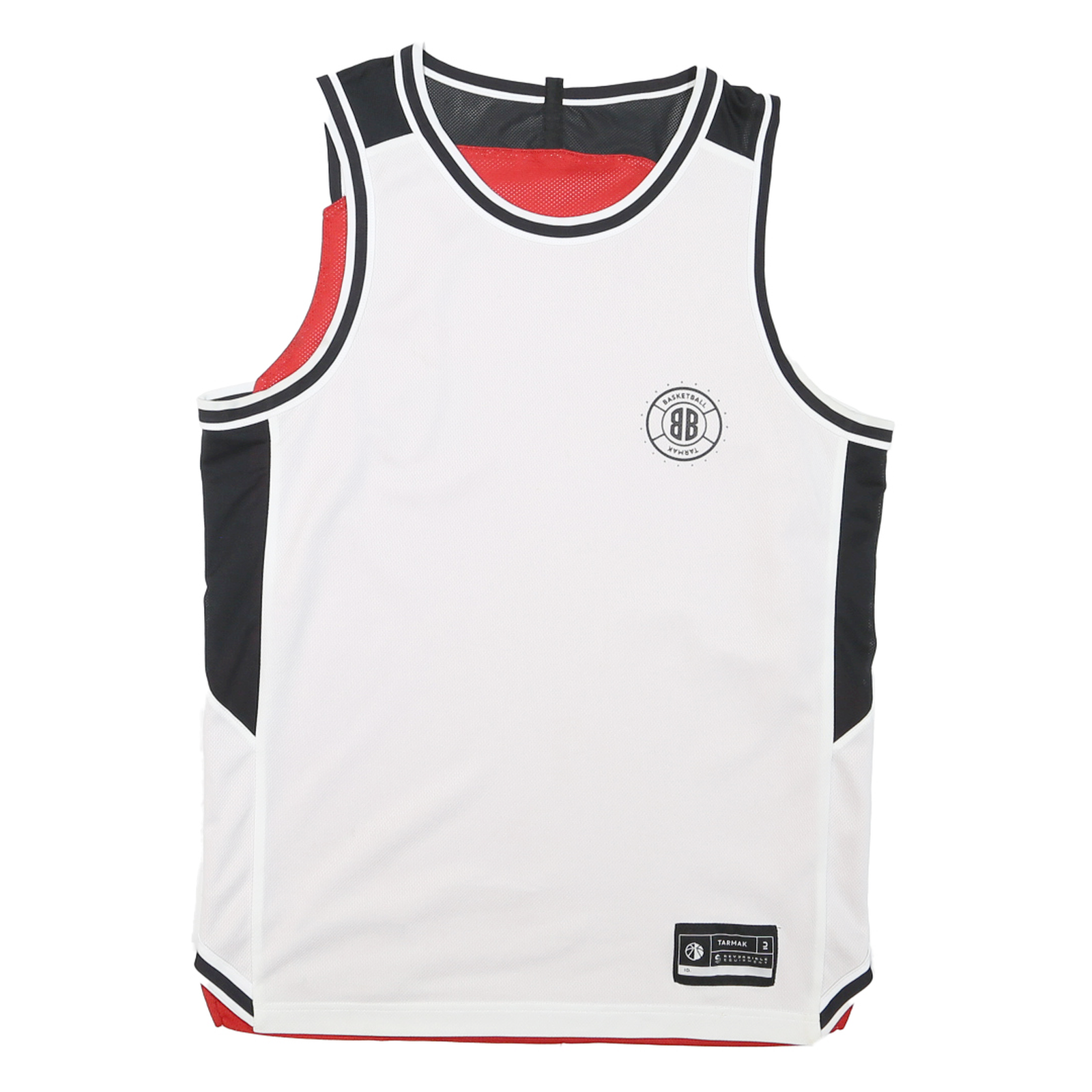 Buy Mens White Black Red Sleeveless Sports Style L Crew Neck Basketball Jersey Refurbished - $18.19 Mens White Black Red Sleeveless Sports Style L Crew Neck Basketball Jersey Refurbished - N/A refurbished available on Cerqular