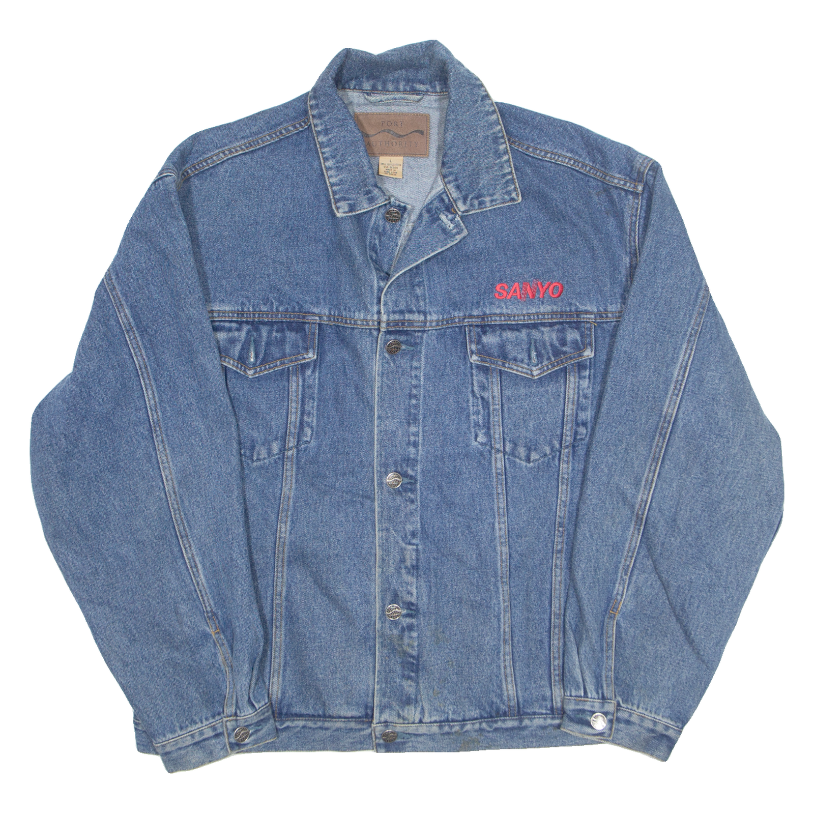 Buy PORT Mens Denim Jacket Blue 90s L Refurbished - $44.19 PORT Mens Denim Jacket Blue 90s L Refurbished - N/A refurbished available on Cerqular