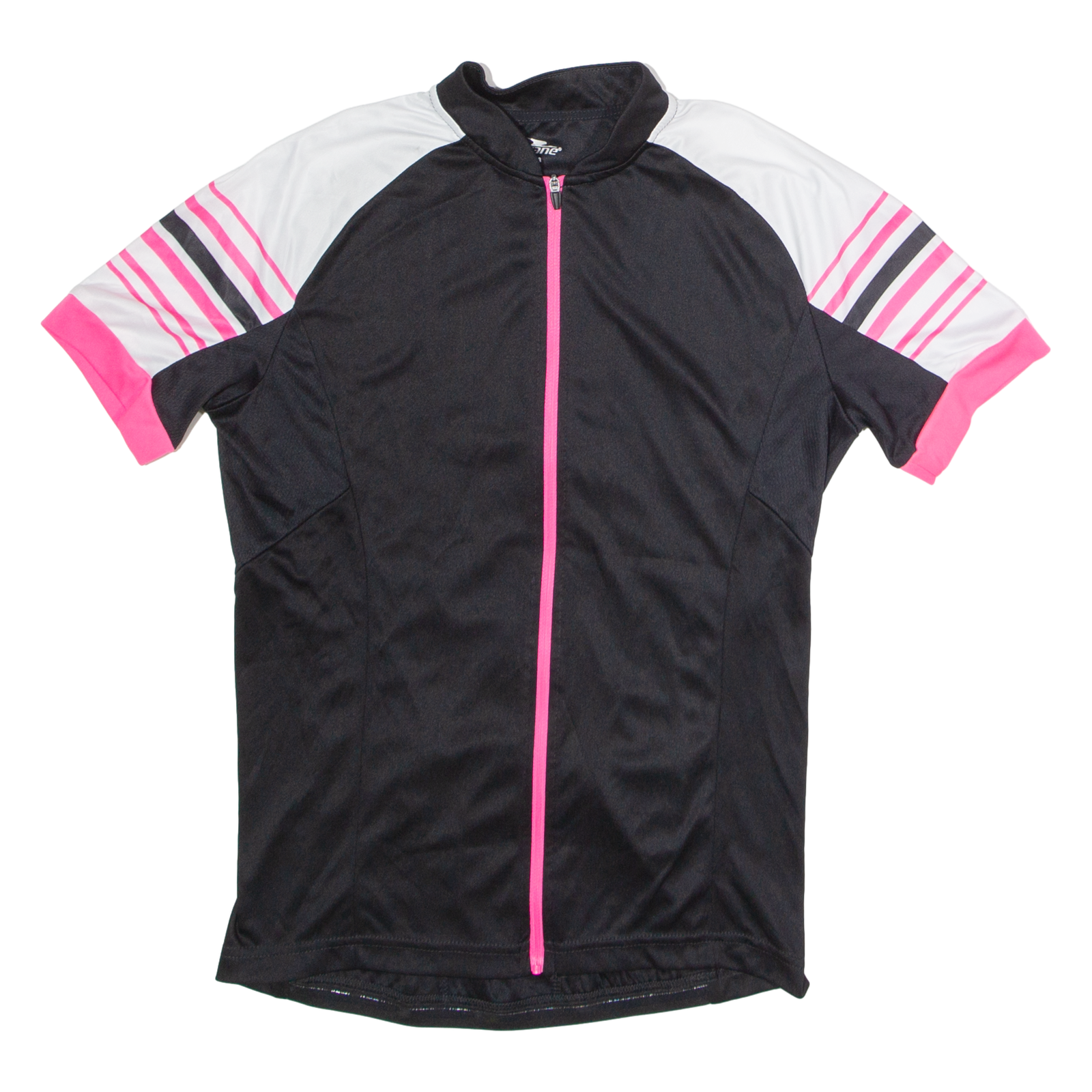 CRANE Full Zip Cycling Womens Jersey Black High Neck UK 10 Refurbished - N/A refurbished available on Cerqular