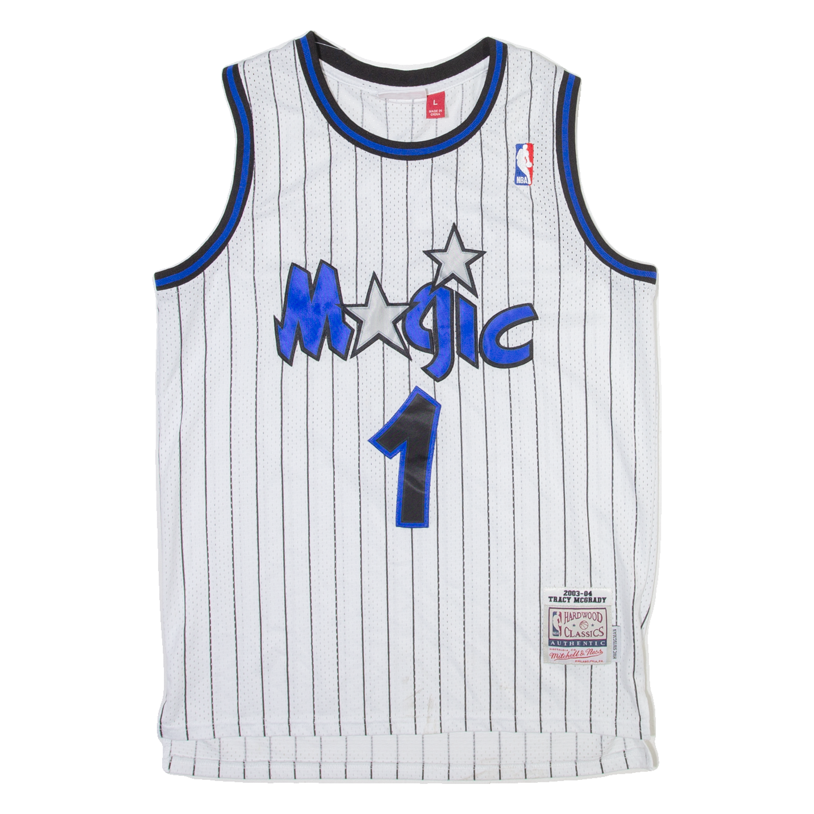MITCHELL & NESS Orlando Magic NBA Mens Jersey White Sleeveless USA Crew Neck L Refurbished - N/A refurbished available on Cerqular