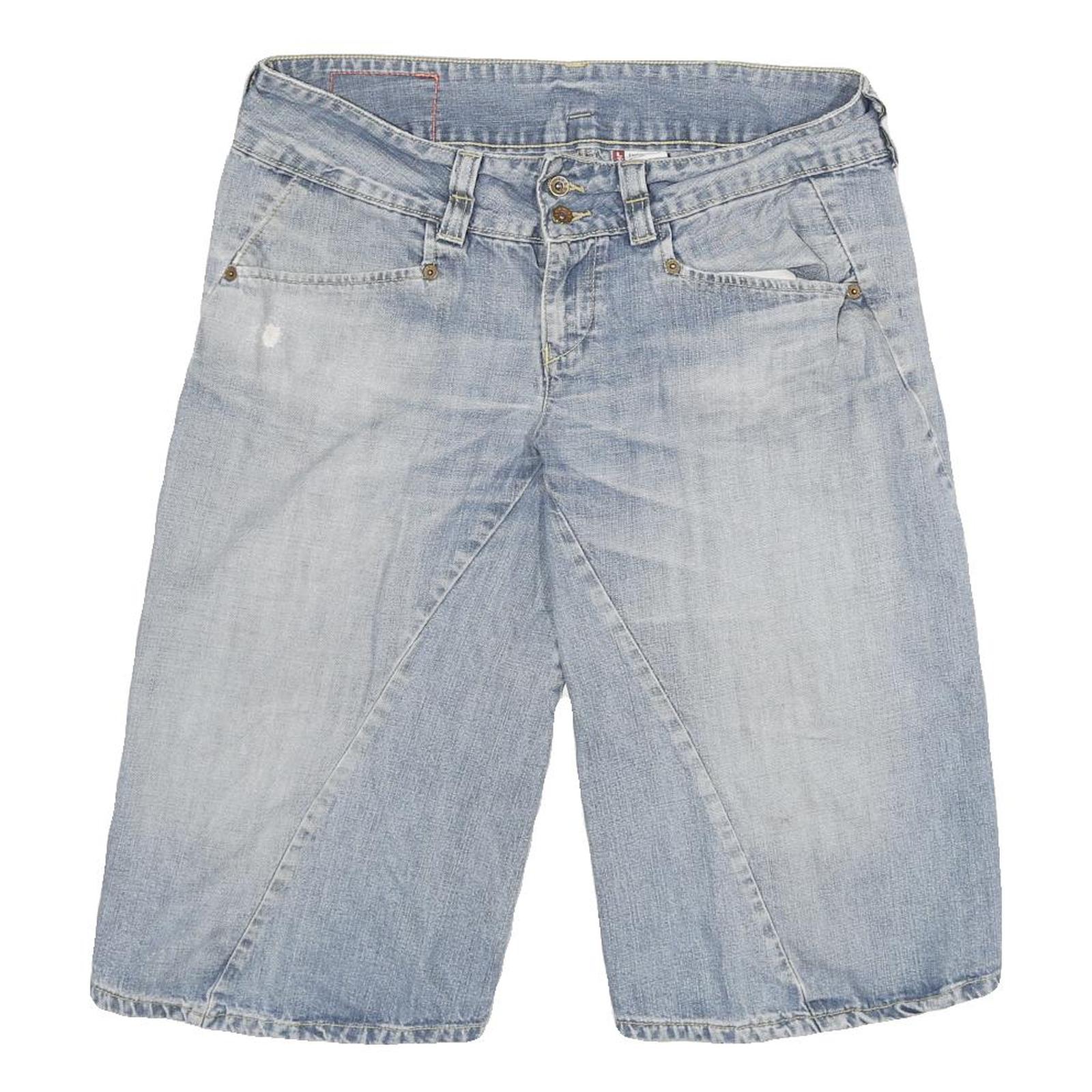 LEVI'S Mens Shorts Blue Denim Casual M W32 Classic Cotton Blend Comfortable Refurbished - N/A refurbished available on Cerqular
