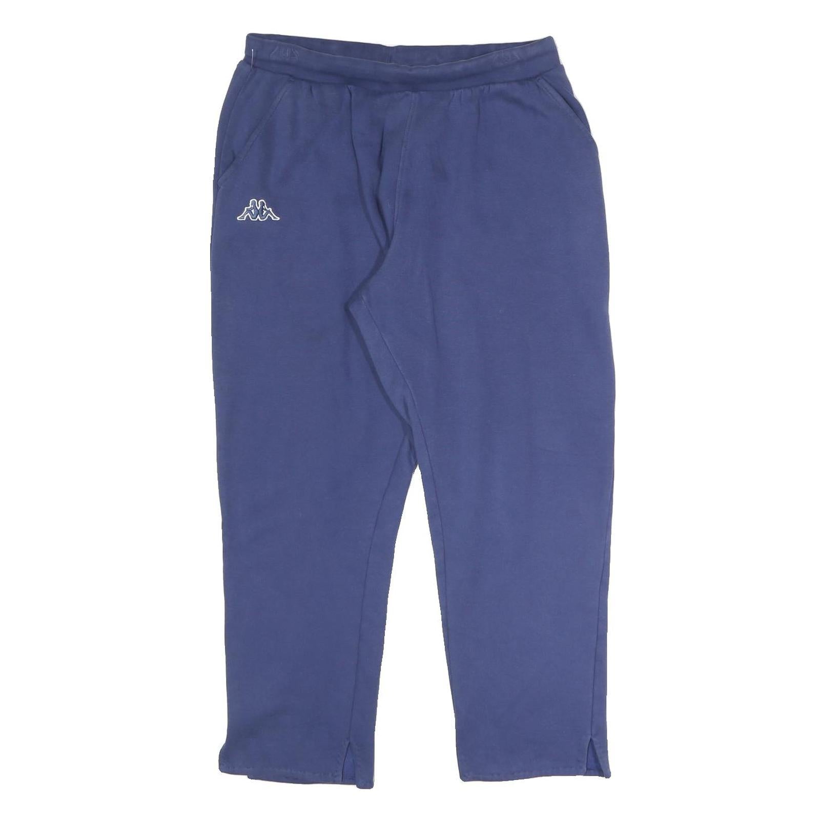KAPPA Womens Joggers Blue XL W30 L25 Relaxed Tapered Cotton Blend Casual Refurbished - N/A refurbished available on Cerqular