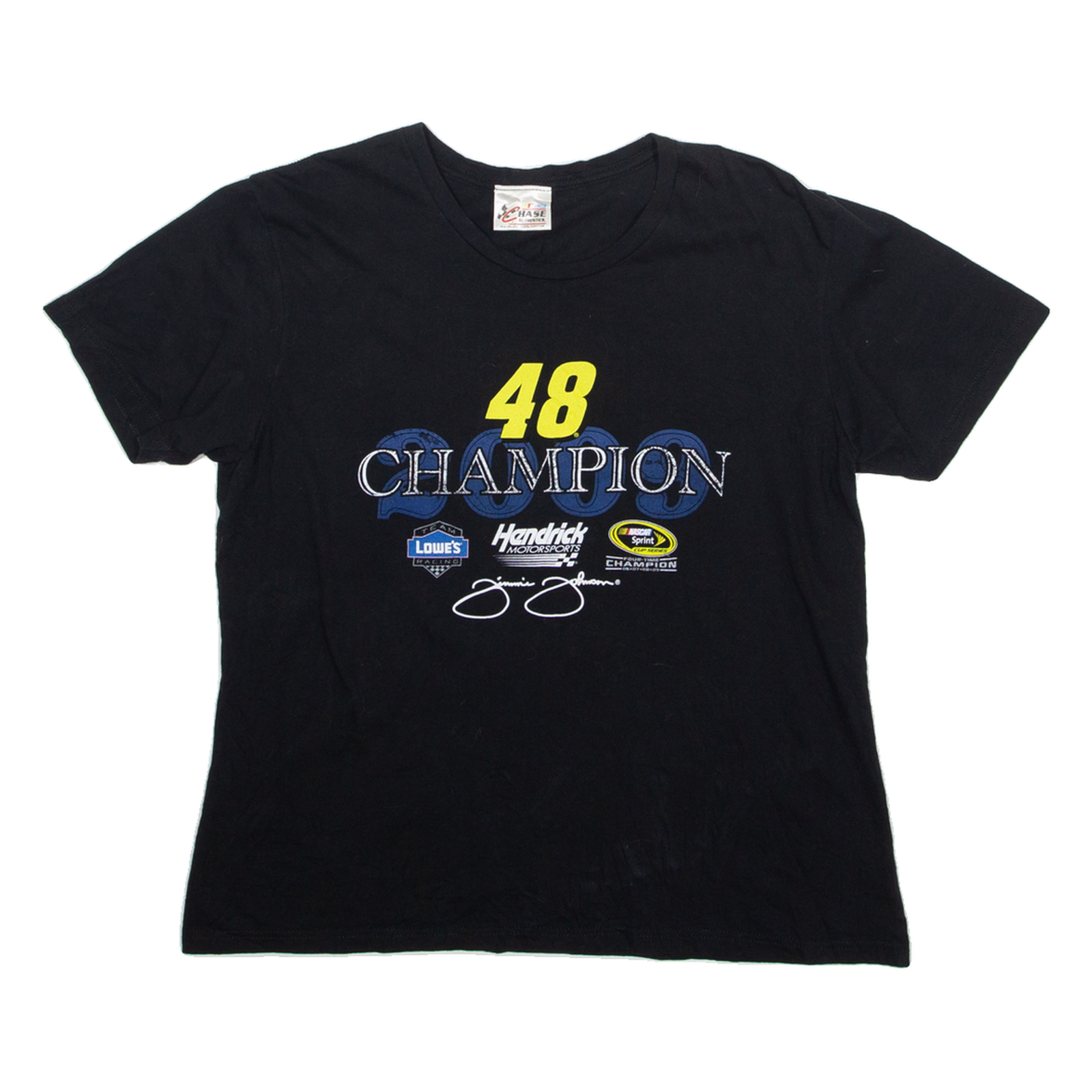 Buy CHASE AUTHENTICS 48 Racing Champion Womens T-Shirt Black USA L Refurbished - $31.19 CHASE AUTHENTICS 48 Racing Champion Womens T-Shirt Black USA L Refurbished - N/A refurbished available on Cerqular