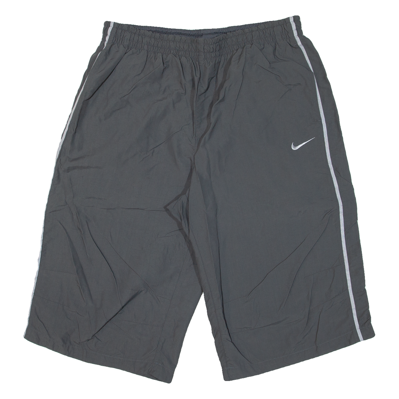 Buy NIKE Mesh Lining Mens Pedal Pushers Shorts Grey Relaxed XL W32 Refurbished - $23.39 NIKE Mesh Lining Mens Pedal Pushers Shorts Grey Relaxed XL W32 Refurbished - N/A refurbished available on Cerqular