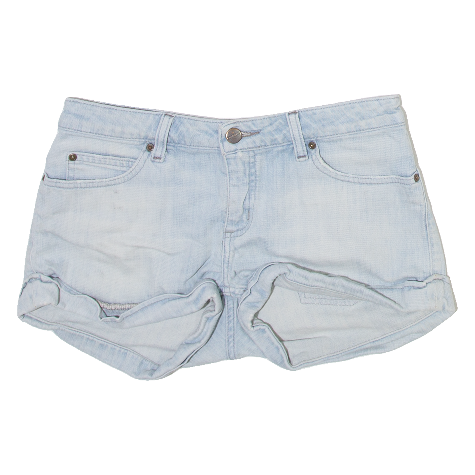 CARHARTT Womens Denim Shorts Blue S W28 Refurbished - N/A refurbished available on Cerqular