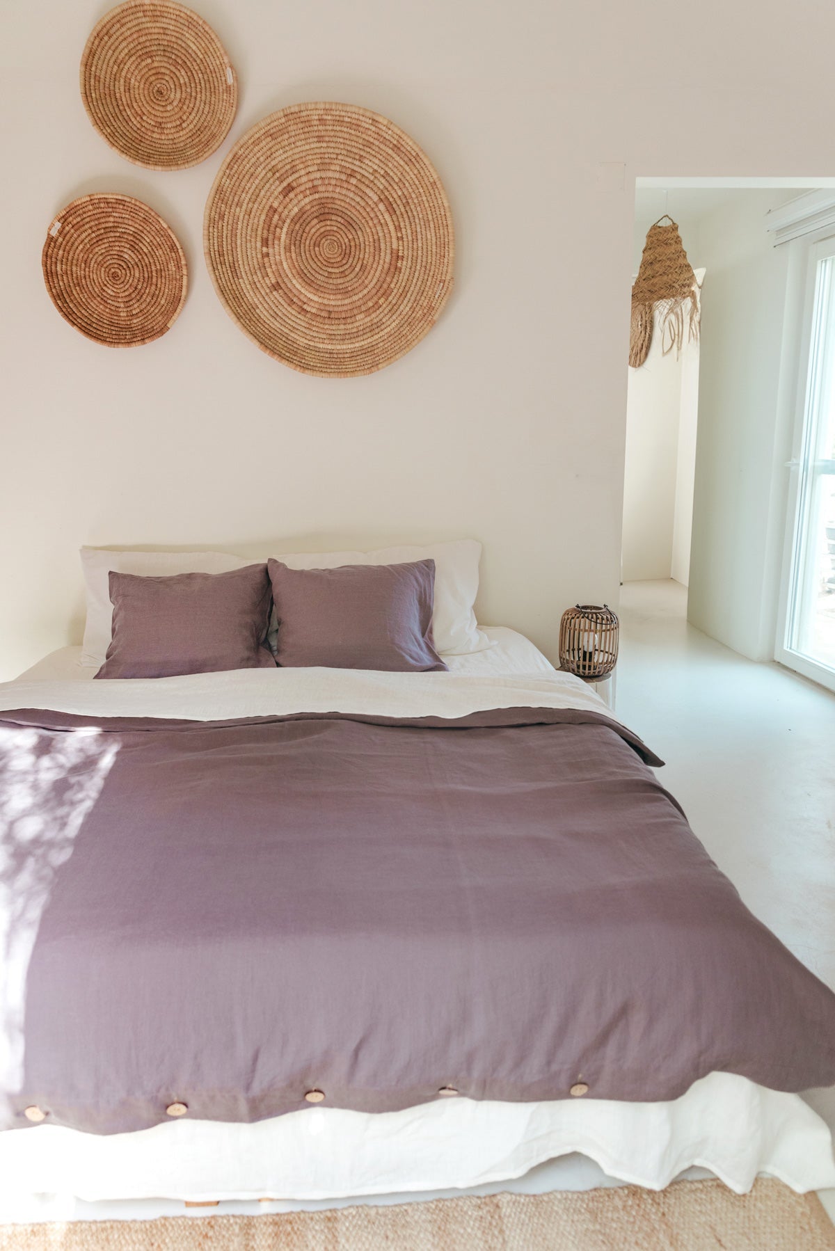 Linen bedding set in Dusty Lavender | Size: EUSuperKing+Standard Refurbished - $279.00 Linen bedding set in Dusty Lavender | Size: EUSuperKing+Standard Refurbished - Amour Linen refurbished available on Cerqular