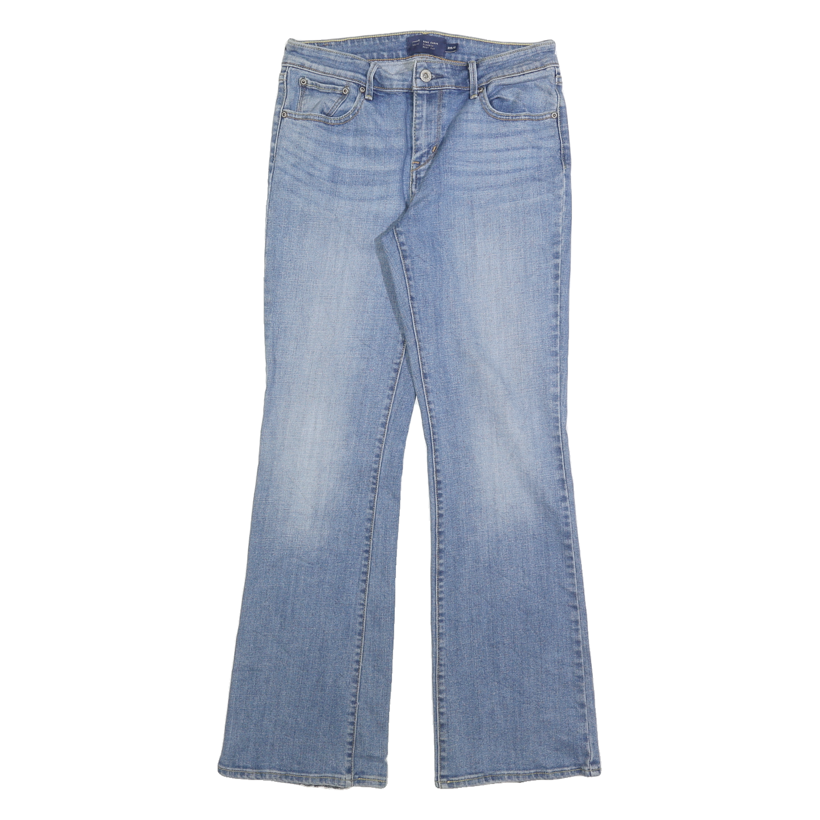 LEVI'S Womens Regular Fit Straight Leg Denim Light Blue Cotton Jeans W28 L30 Refurbished - N/A refurbished available on Cerqular