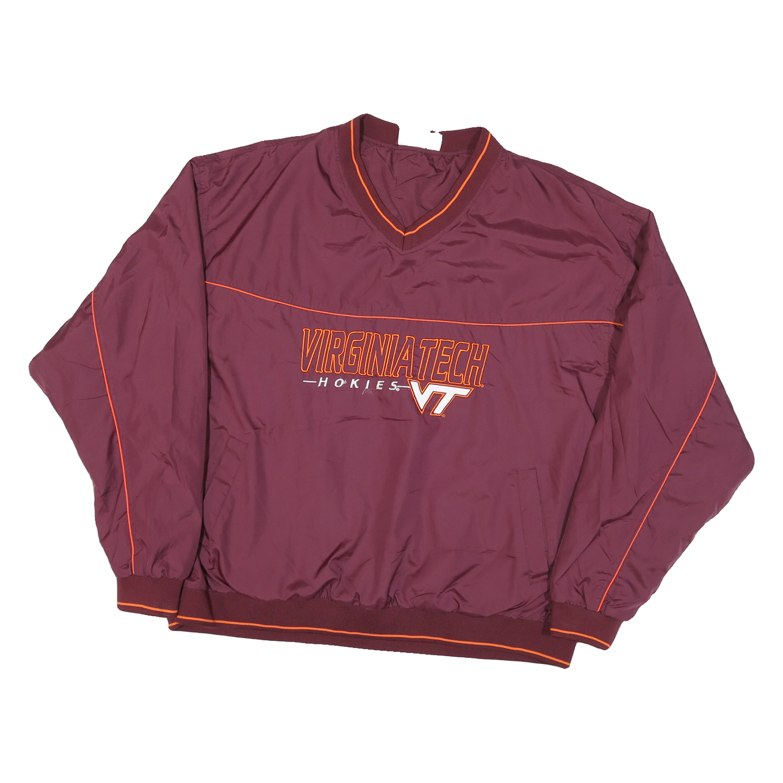 RED OAK Mens Maroon Virginia Tech VT V-Neck XL Pullover Sweatshirt Lightweight Refurbished - N/A refurbished available on Cerqular