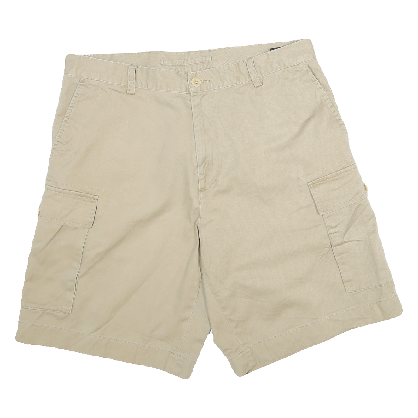 NAUTICA Mens Shorts Beige Cargo Classic XL W34 Cotton Blend Comfortable Refurbished - N/A refurbished available on Cerqular
