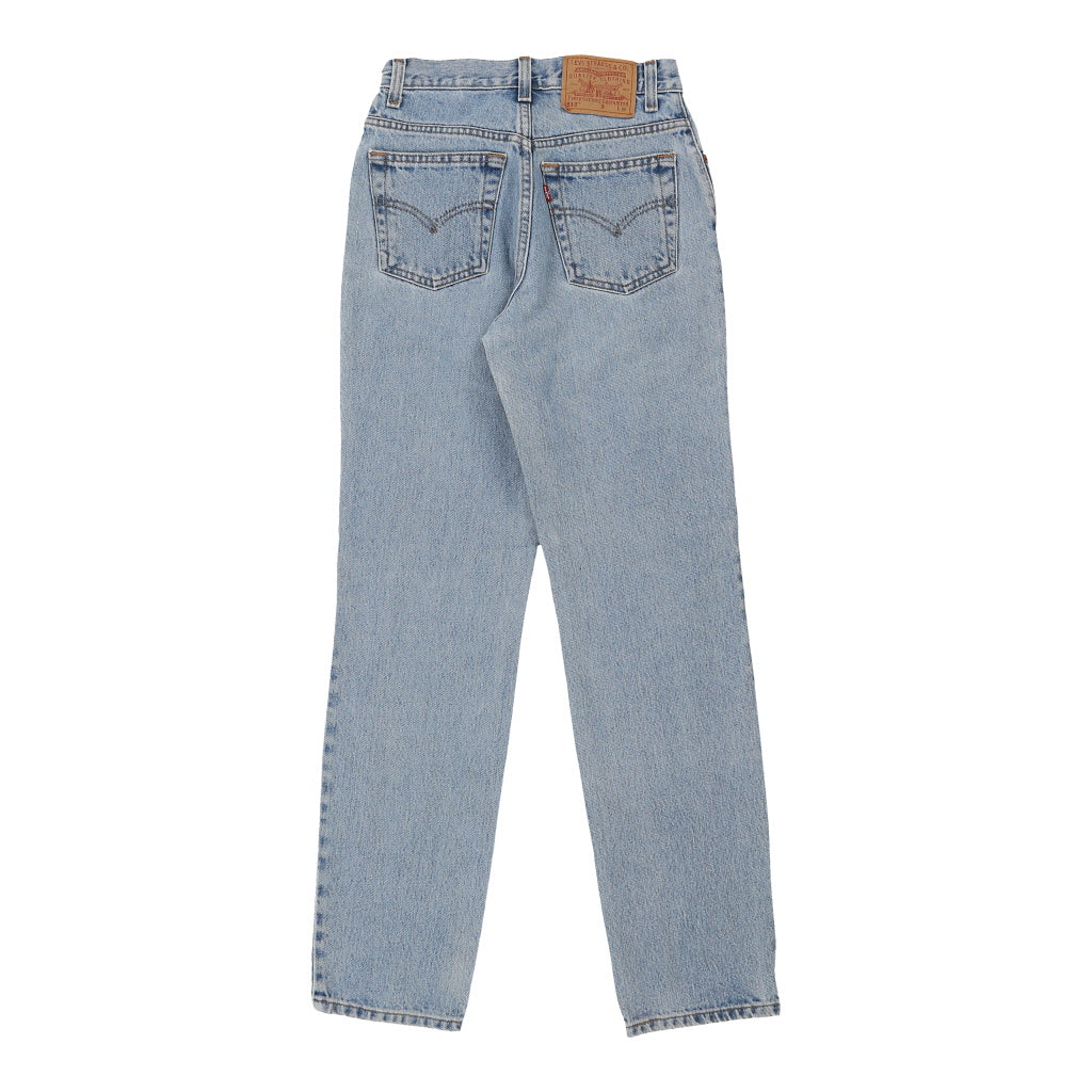 512 Levis Jeans - 24W UK 4 Light Wash Cotton Refurbished - Thrifted (note: this is a term often used to describe second- refurbished available on Cerqular