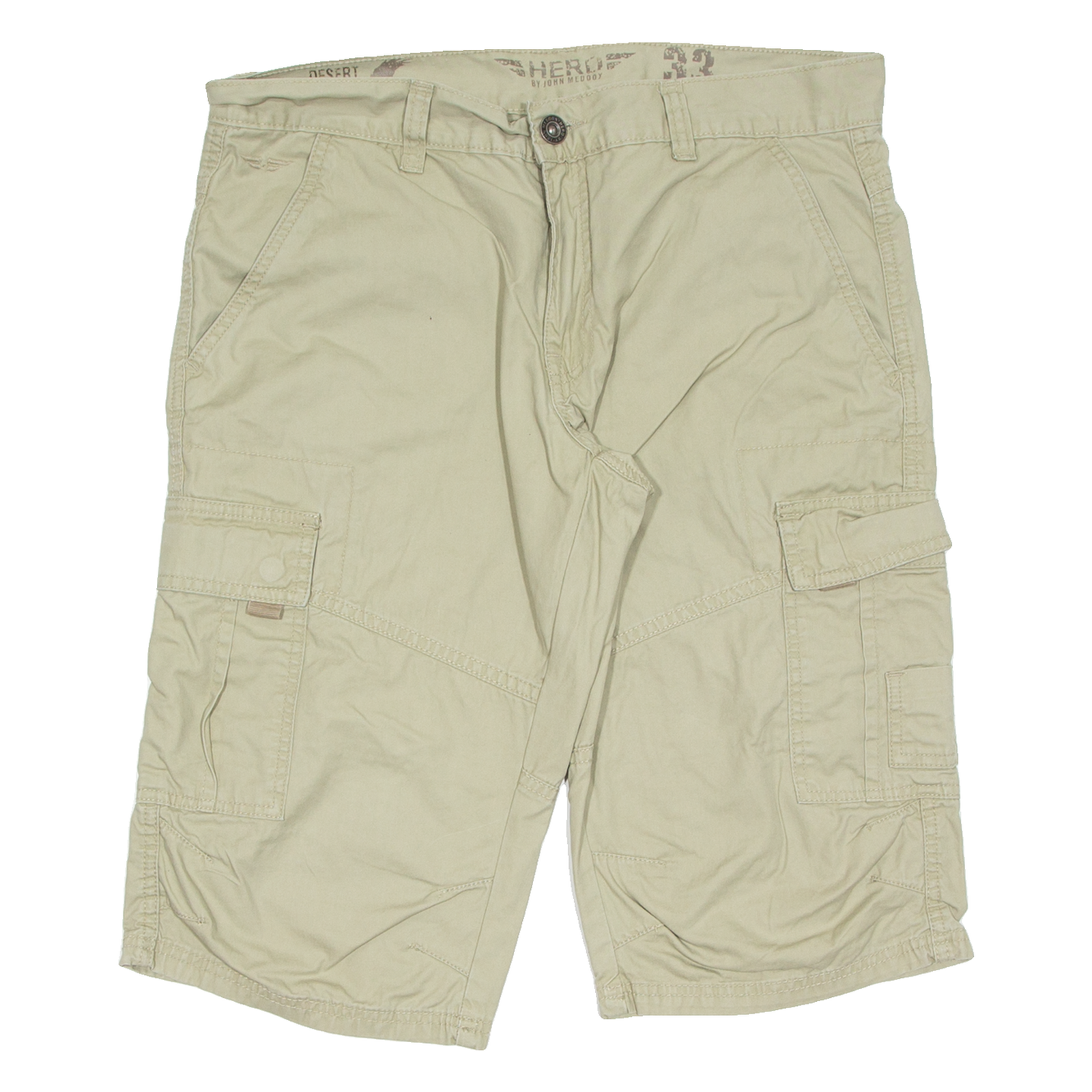 HERO Mens Workwear Shorts Beige XL W38 Refurbished - N/A refurbished available on Cerqular