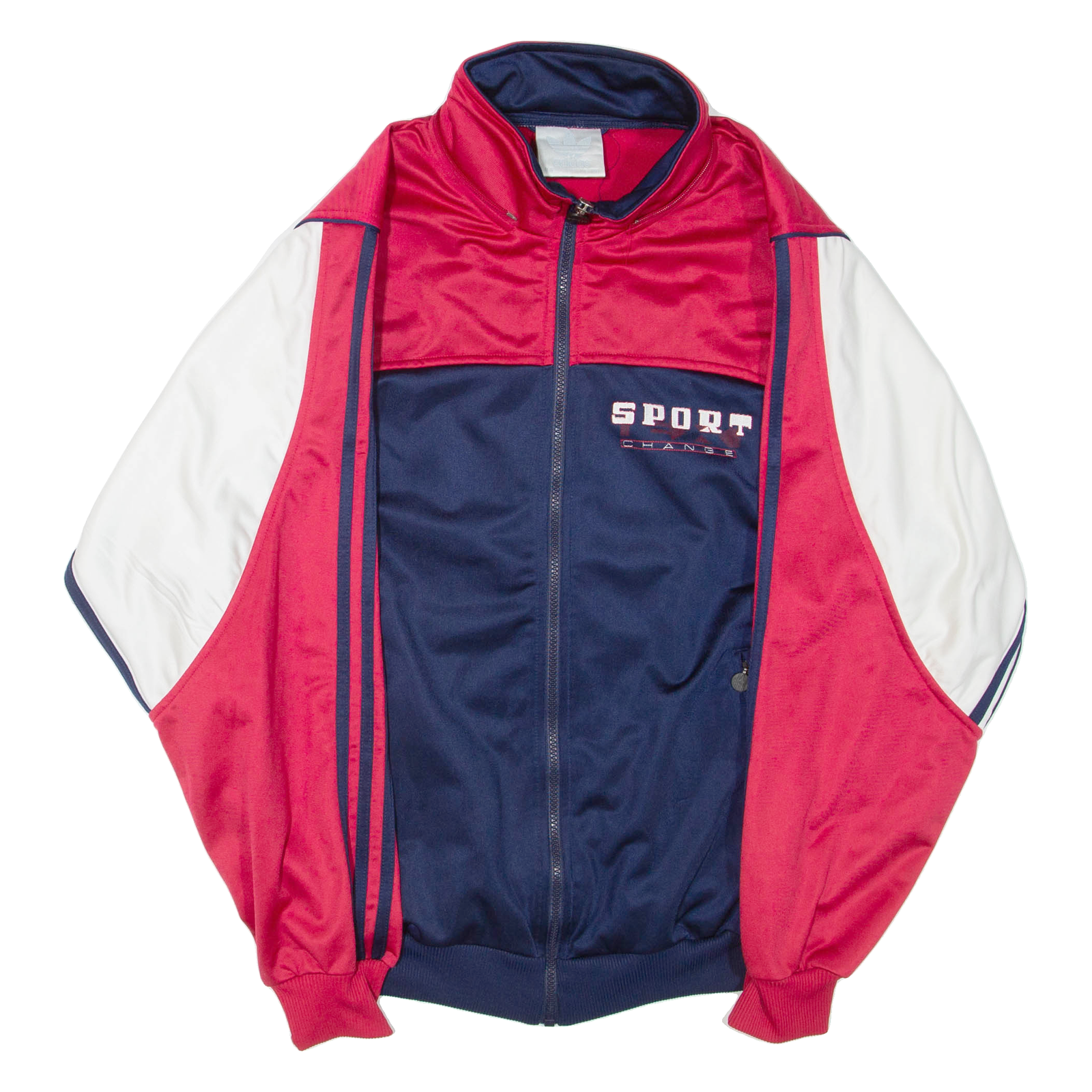 ADIDAS Sport Change Mens Track Jacket Red Colourblock M Refurbished - N/A refurbished available on Cerqular