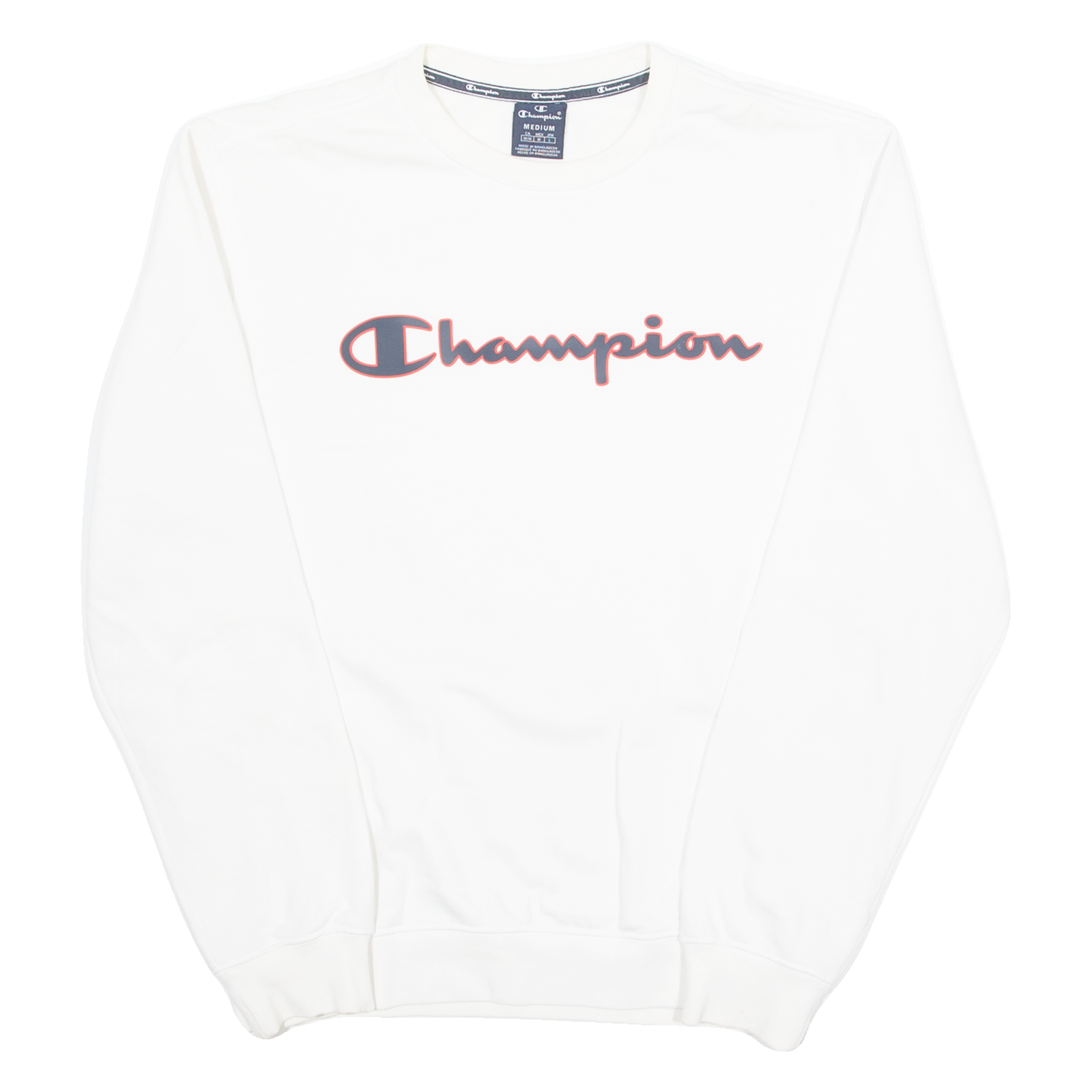CHAMPION Mens Sweatshirt White M Refurbished - N/A refurbished available on Cerqular