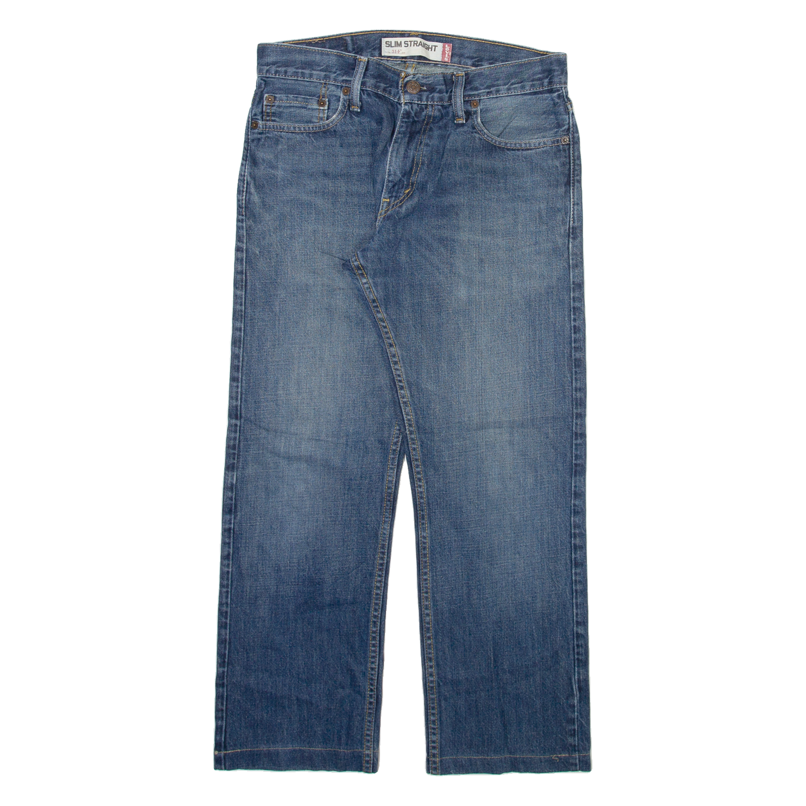 LEVI'S 514 Jeans Mens Blue Slim Straight W30 L27 Refurbished - N/A refurbished available on Cerqular
