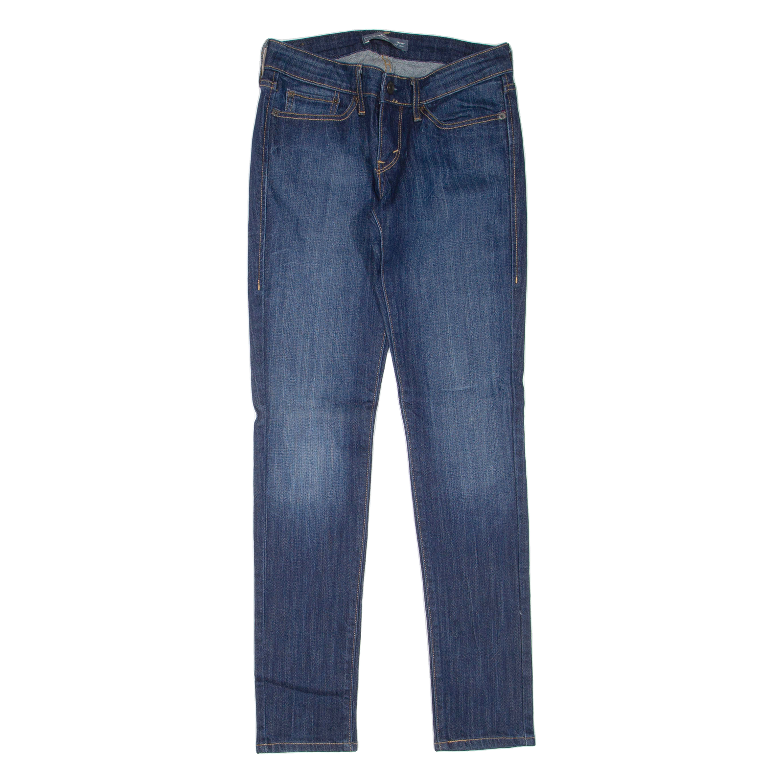 LEVI'S Womens Jeans Blue Regular Skinny W27 L32 Refurbished - N/A refurbished available on Cerqular