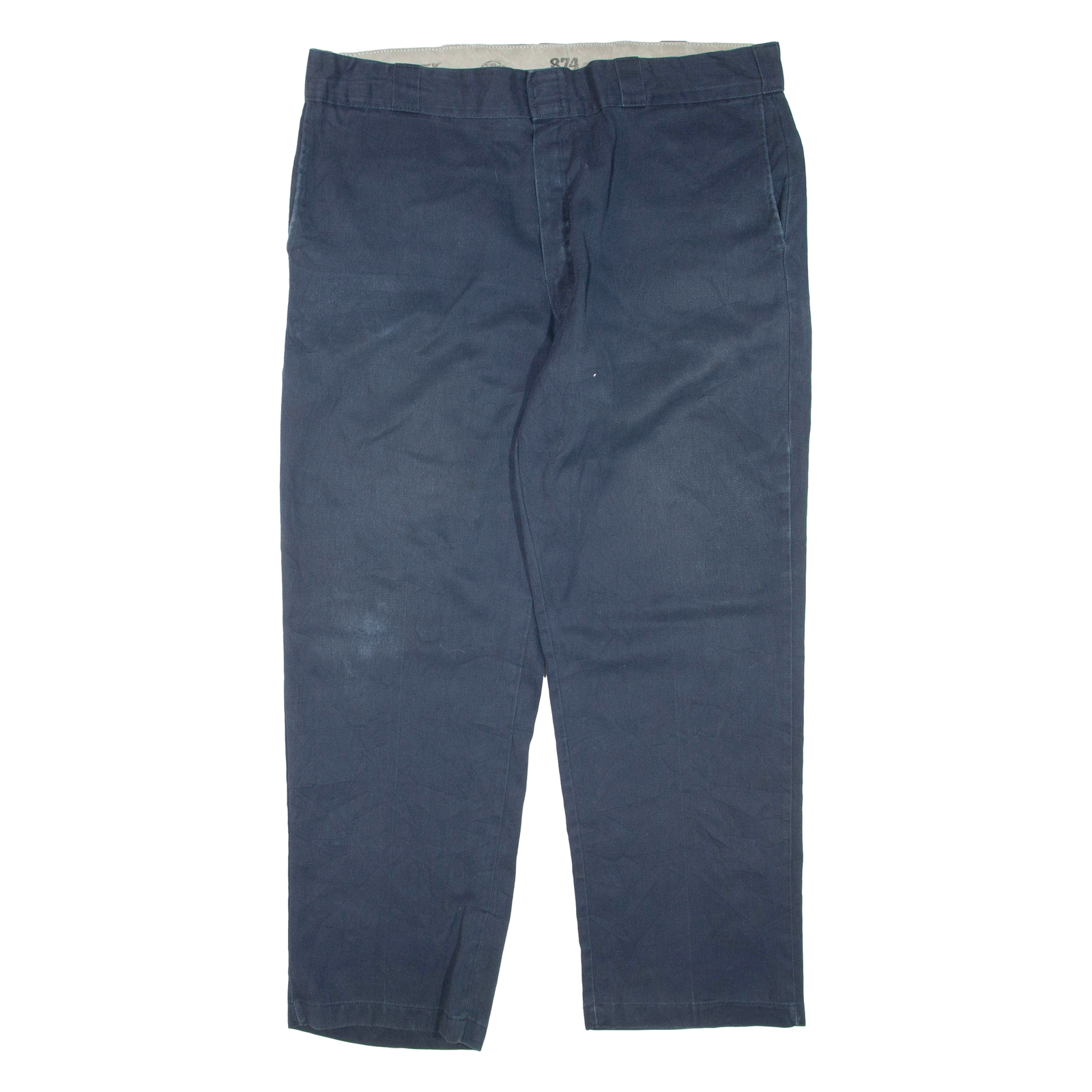 DICKIES Mens Trousers Blue Regular Straight W40 L30 Refurbished - N/A refurbished available on Cerqular