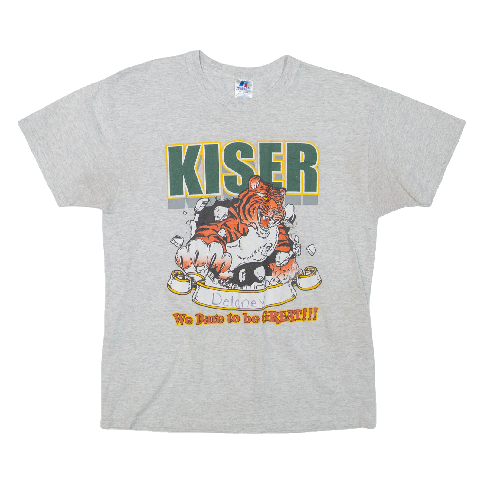 RUSSELL ATHLETIC Kiser Mens T-Shirt Grey M Refurbished - N/A refurbished available on Cerqular