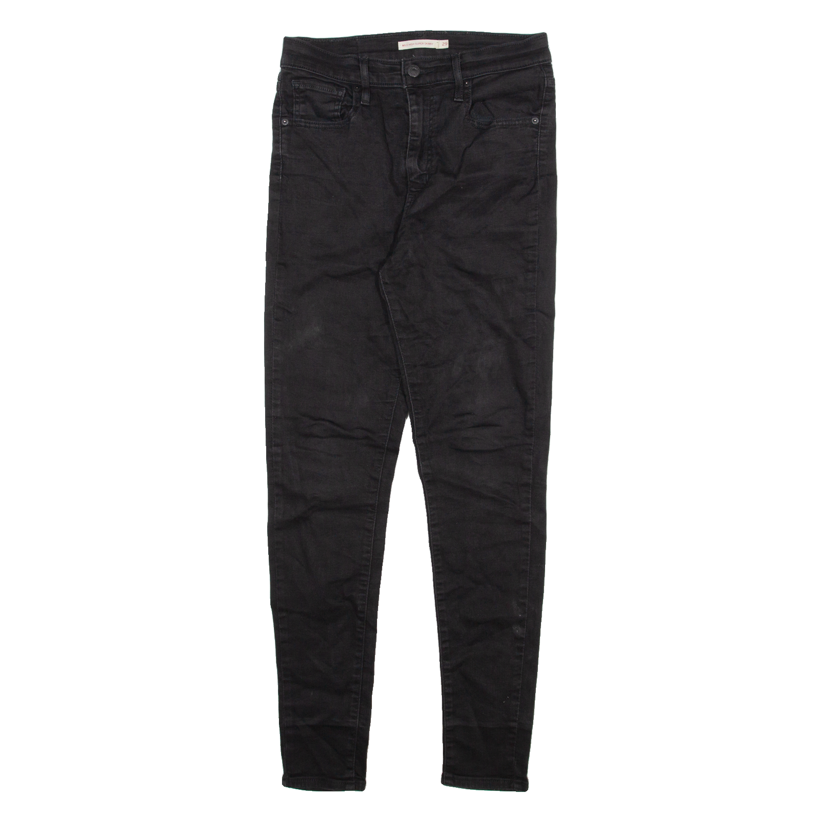 Buy LEVI'S Mile High Womens Jeans Black Slim Skinny W29 L30 Refurbished - $31.19 LEVI'S Mile High Womens Jeans Black Slim Skinny W29 L30 Refurbished - N/A refurbished available on Cerqular