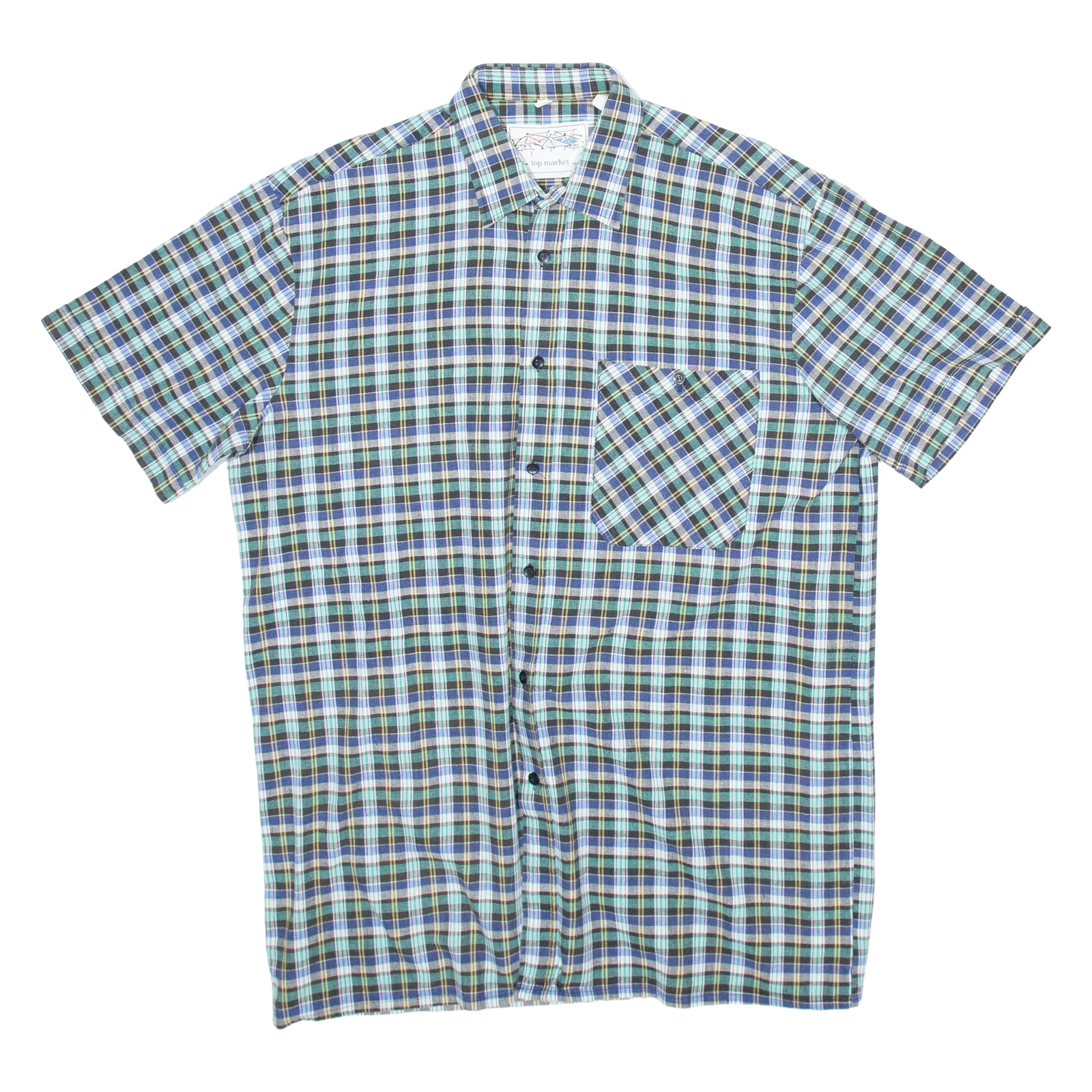 Buy TOP MARKET Mens Shirt Green Check L Refurbished - $18.19 TOP MARKET Mens Shirt Green Check L Refurbished - N/A refurbished available on Cerqular