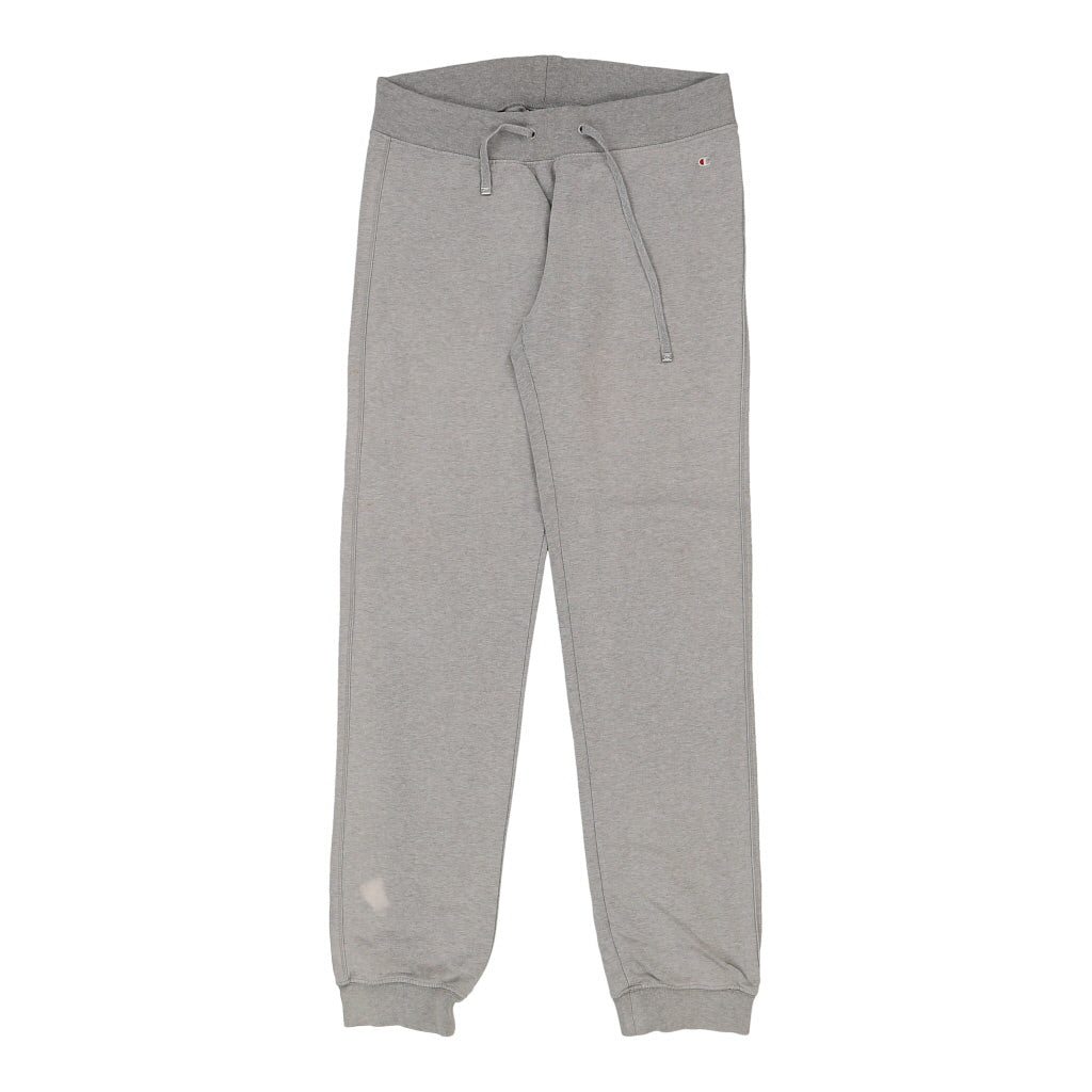 Champion Joggers - Medium Grey Cotton Blend Refurbished - Thrifted (note: this is a term often used to describe second- refurbished available on Cerqular