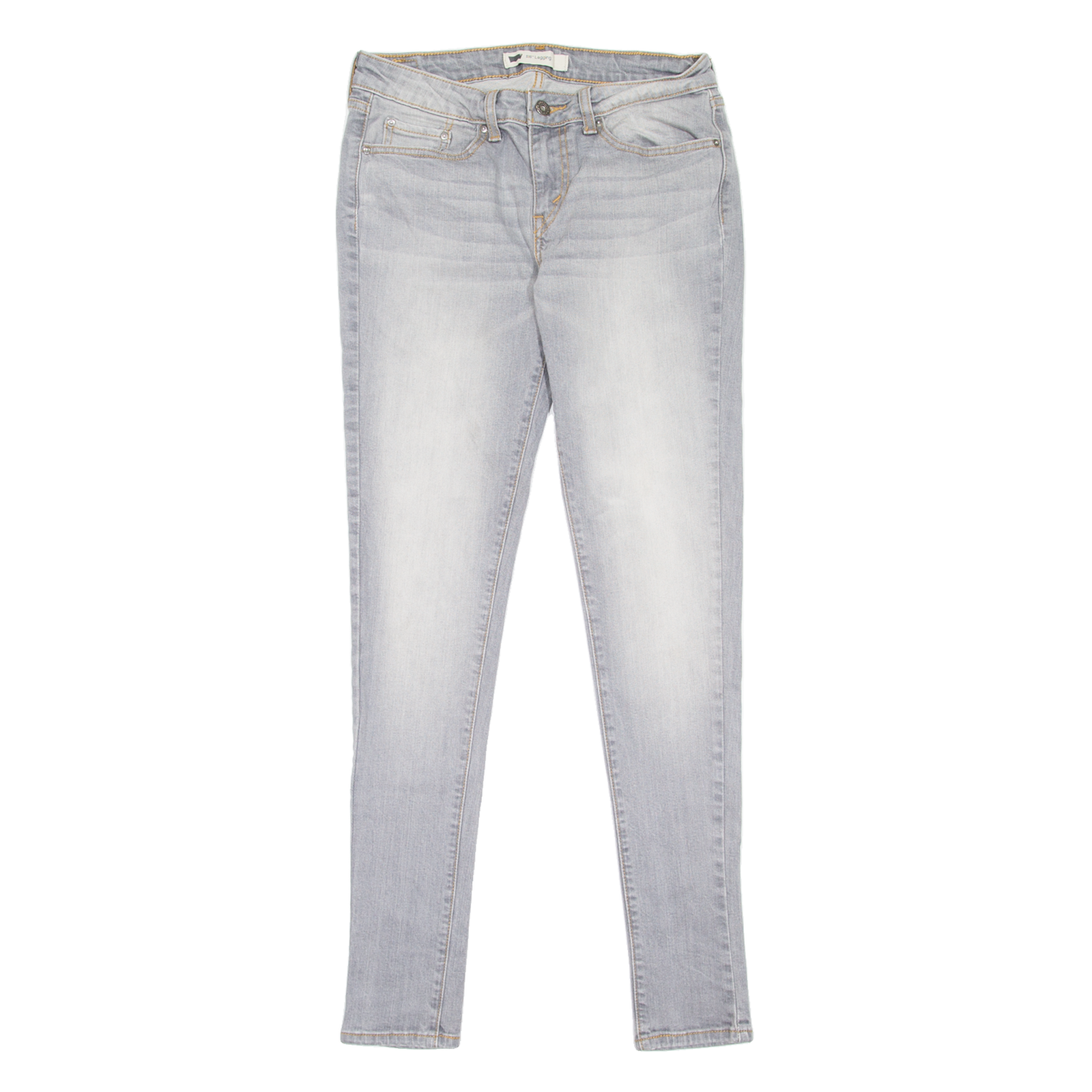 LEVI'S 535 Legging Womens Jeans Grey Slim Skinny Stone Wash W30 L32 Refurbished - N/A refurbished available on Cerqular