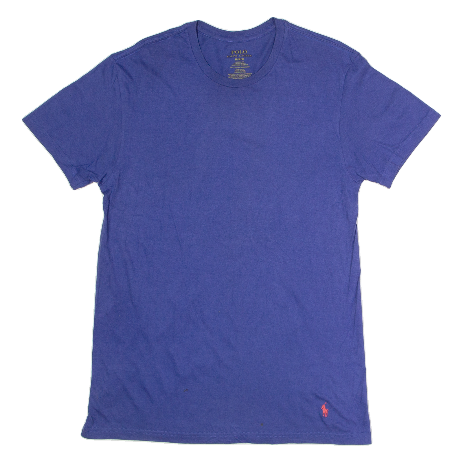 POLO RALPH LAUREN Mens T-Shirt Blue M Refurbished - N/A refurbished available on Cerqular