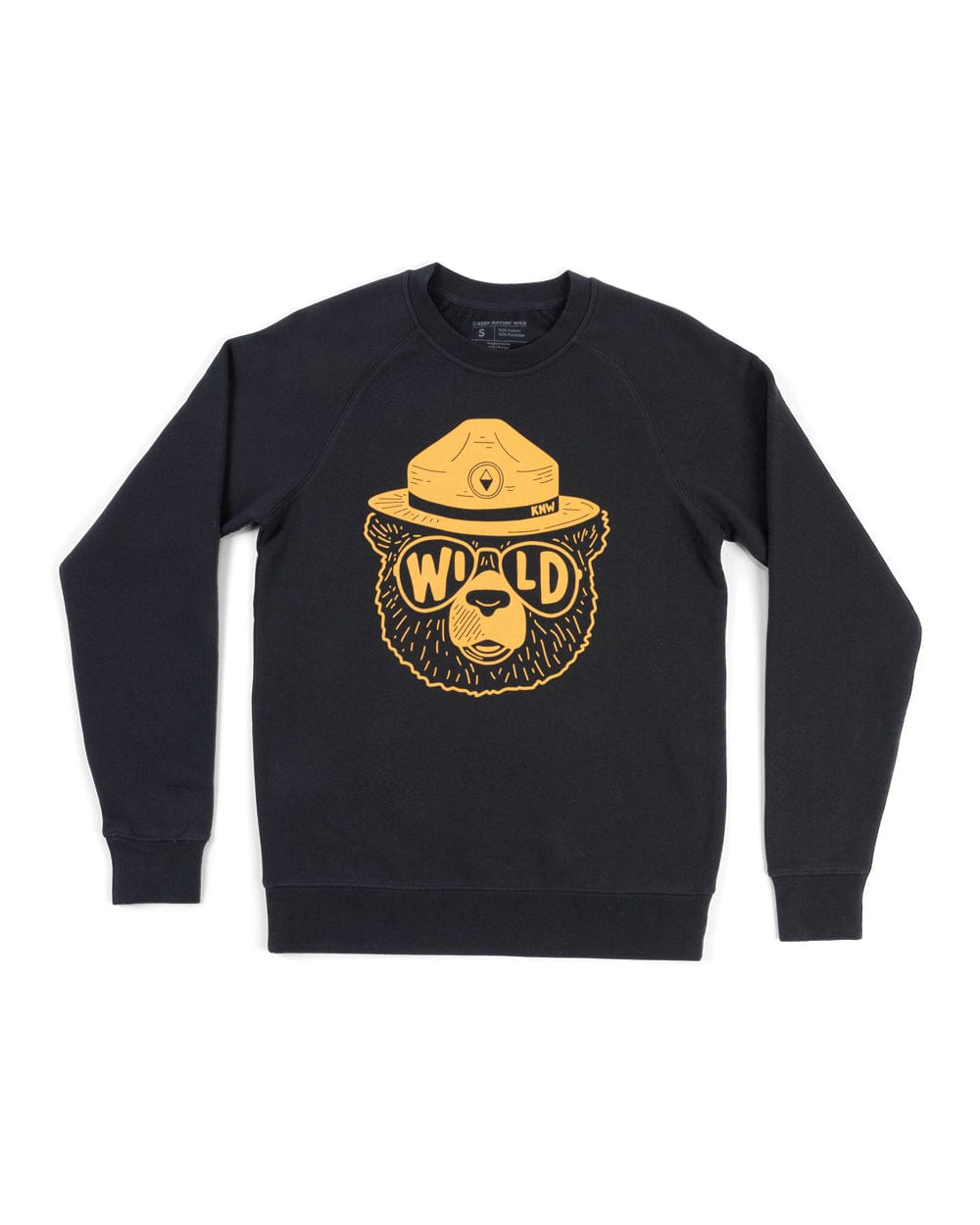 Wildbear Unisex Crewneck Sweatshirt | Coal | Size: XL Refurbished - Keep Nature Wild refurbished available on Cerqular