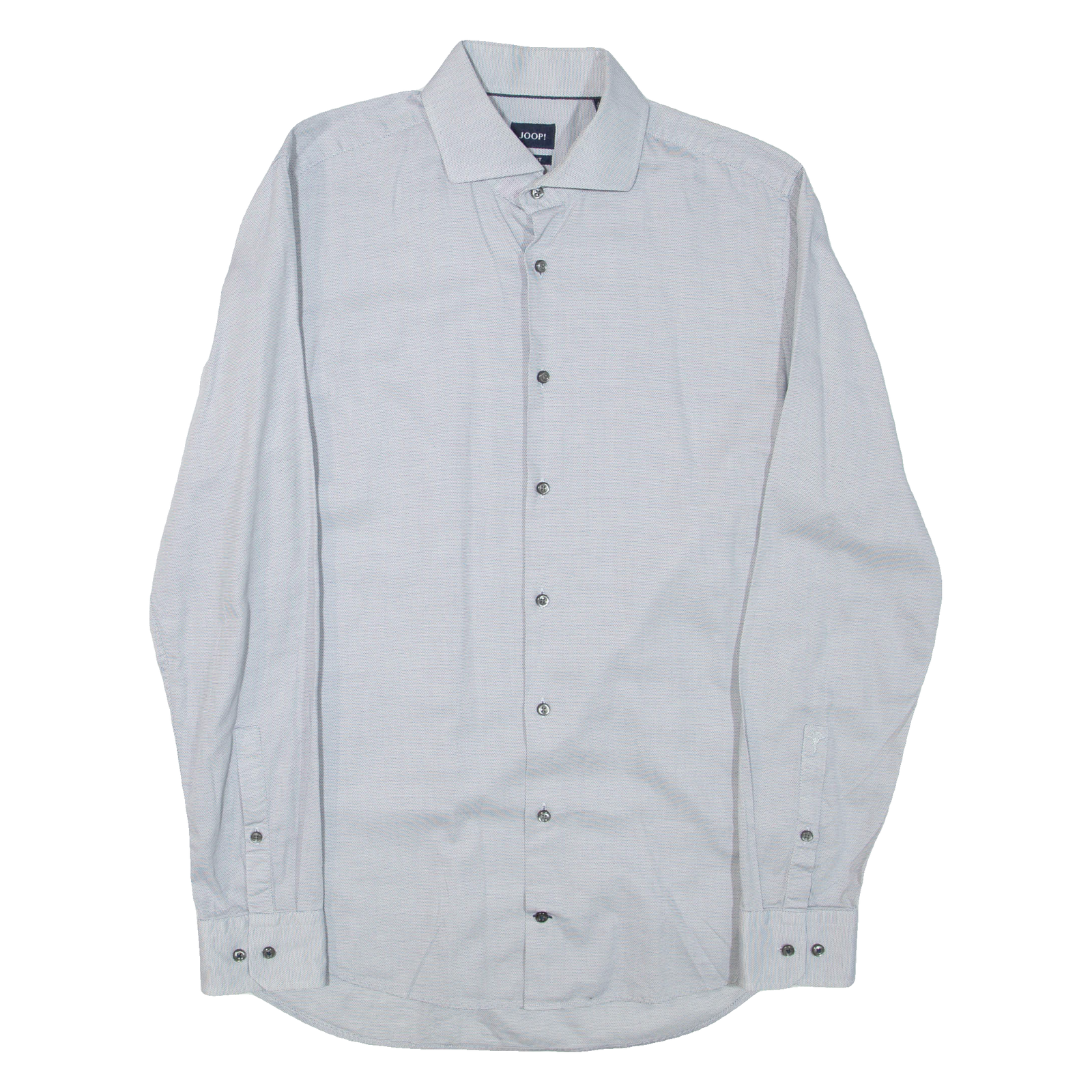 JOOP Slim Fit Mens Shirt Blue Spotted Long Sleeve L Refurbished - N/A refurbished available on Cerqular