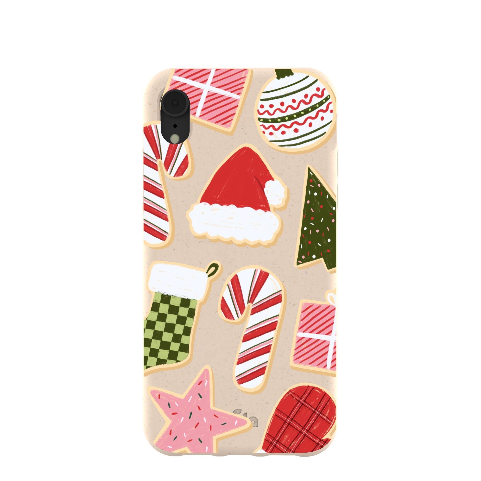 Seashell Festive Cookies iPhone XR Case Refurbished - Pela Case refurbished available on Cerqular